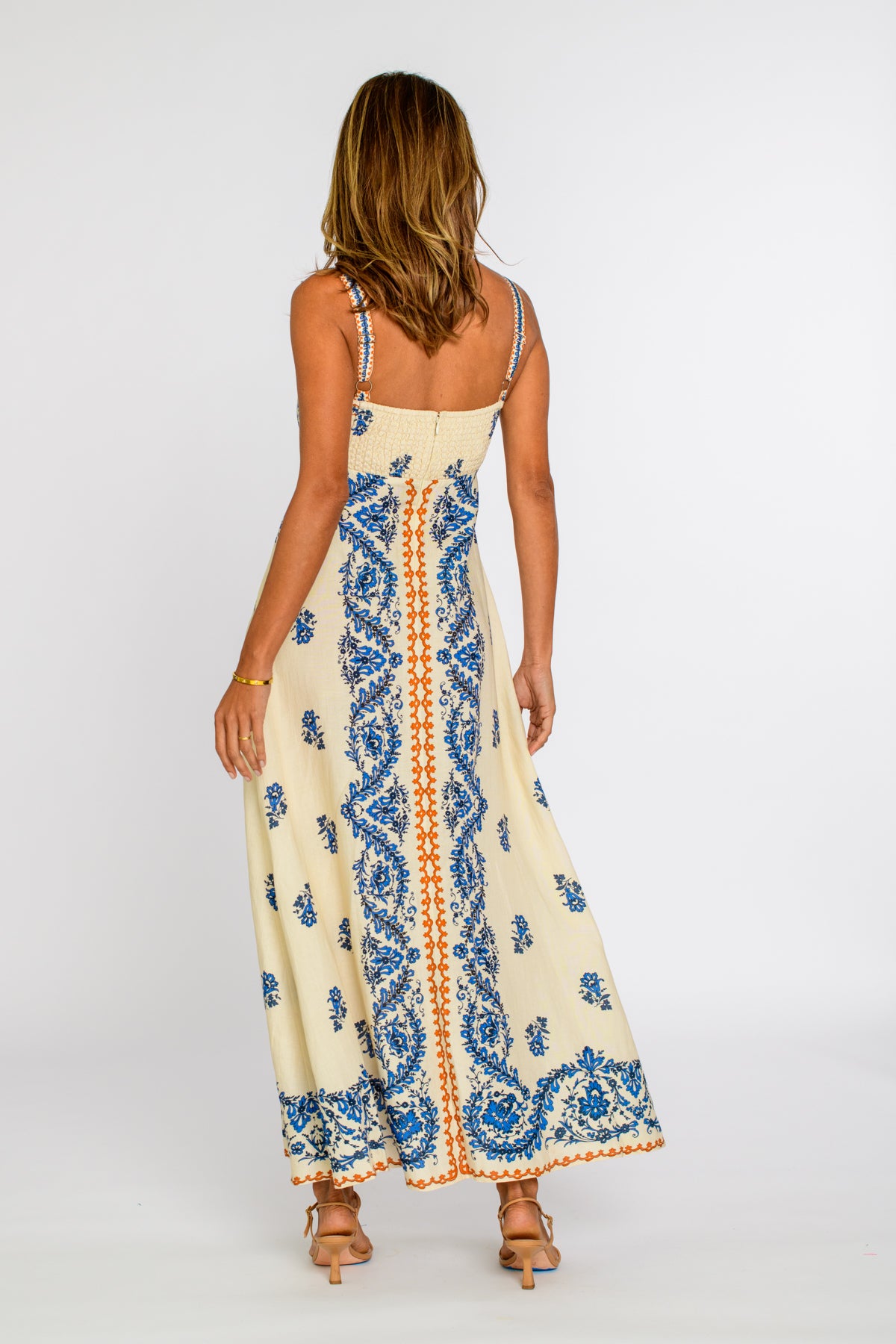 Annalisa Dress in Handkerchief Ivory