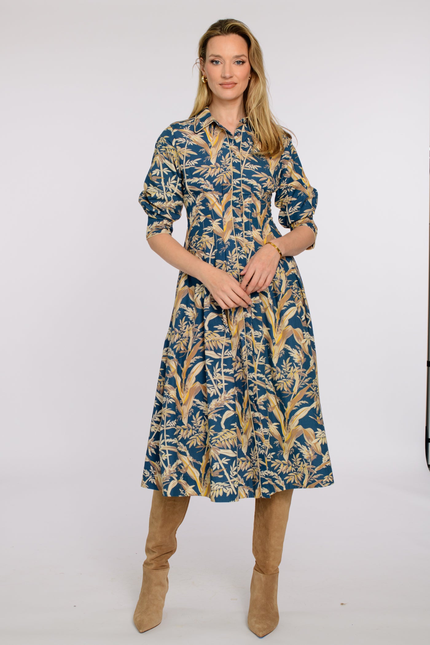 Carter Dress in Foliage