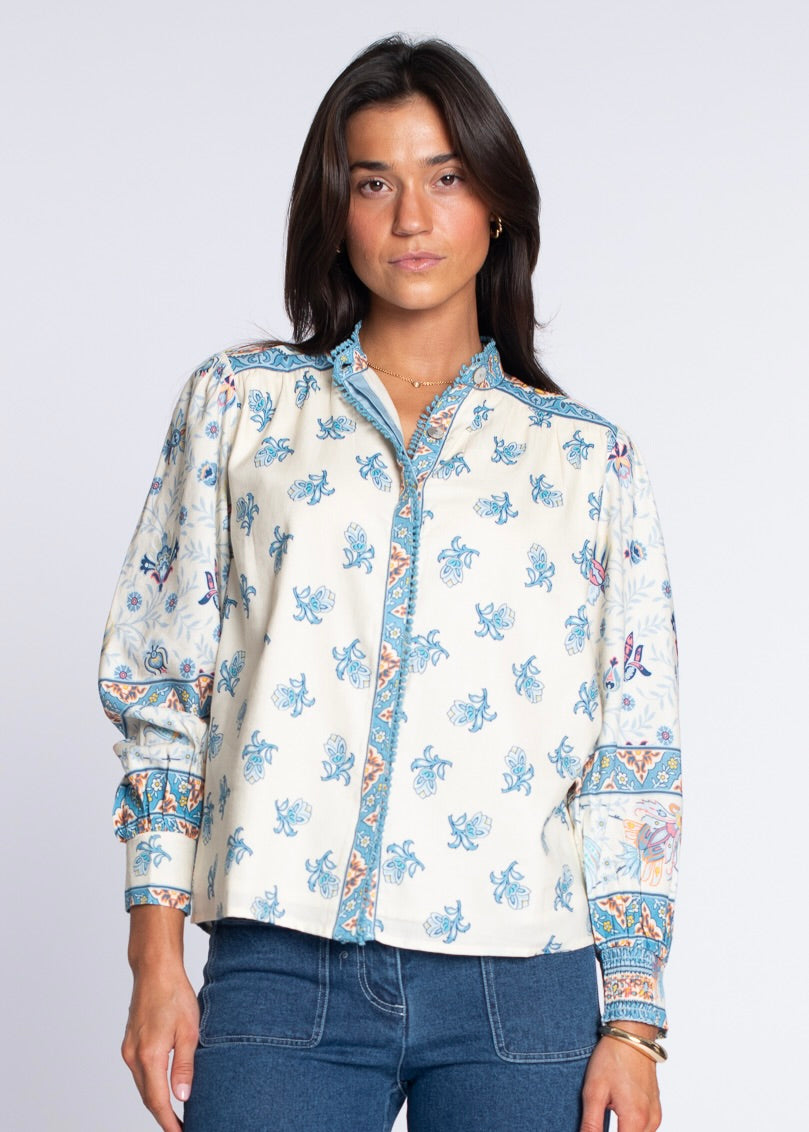 Emily Top in Indienne – Elizabeth Ackerman Designs, LLC