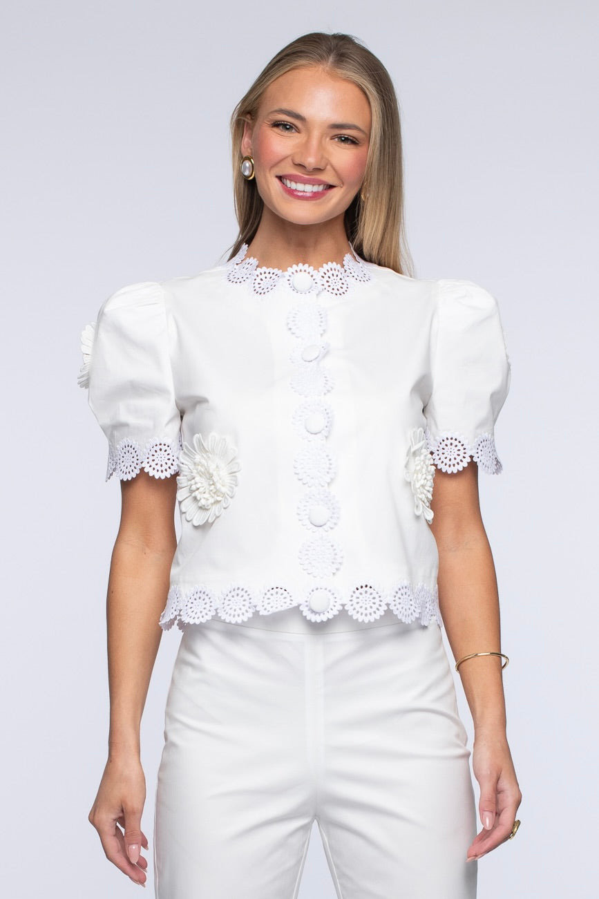 Coco Top in Sea Salt – Elizabeth Ackerman Designs, LLC