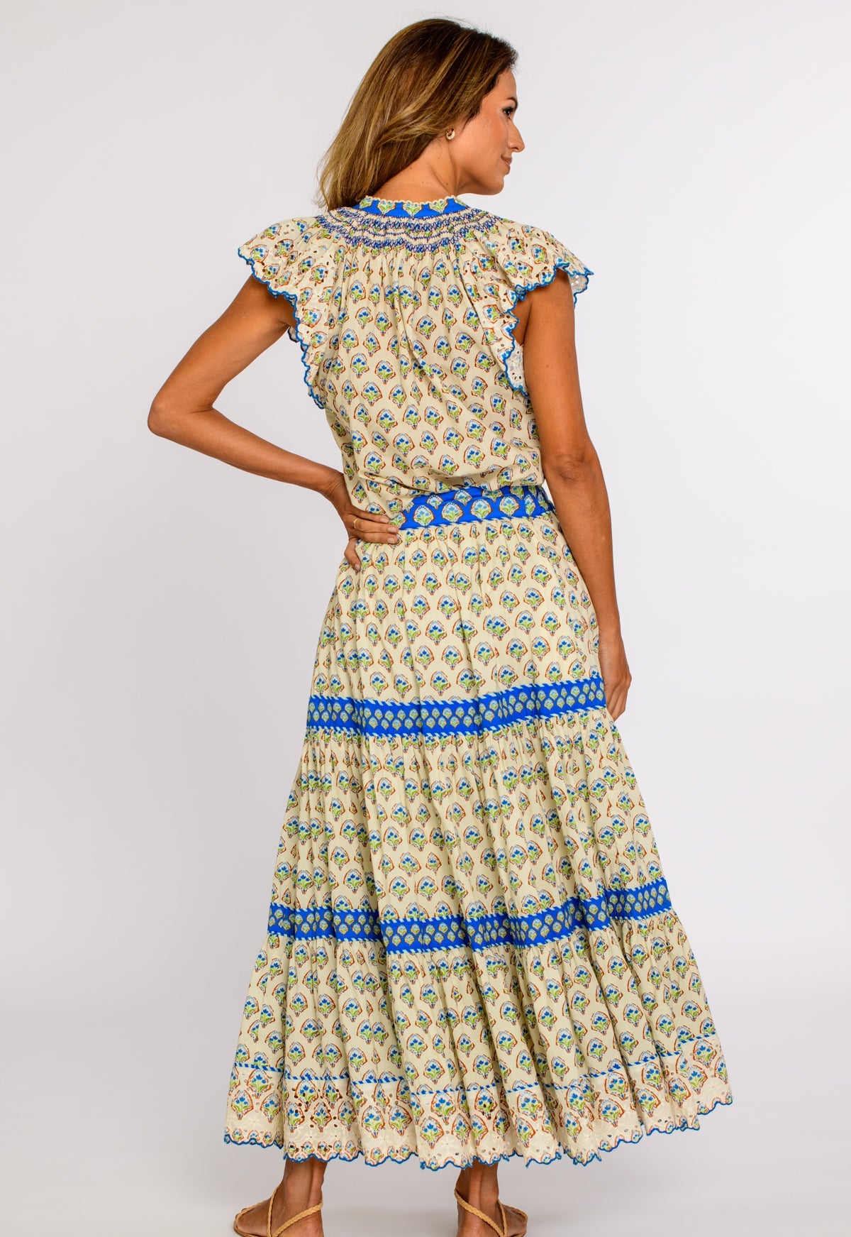 Mae Skirt in Tulip Ivory