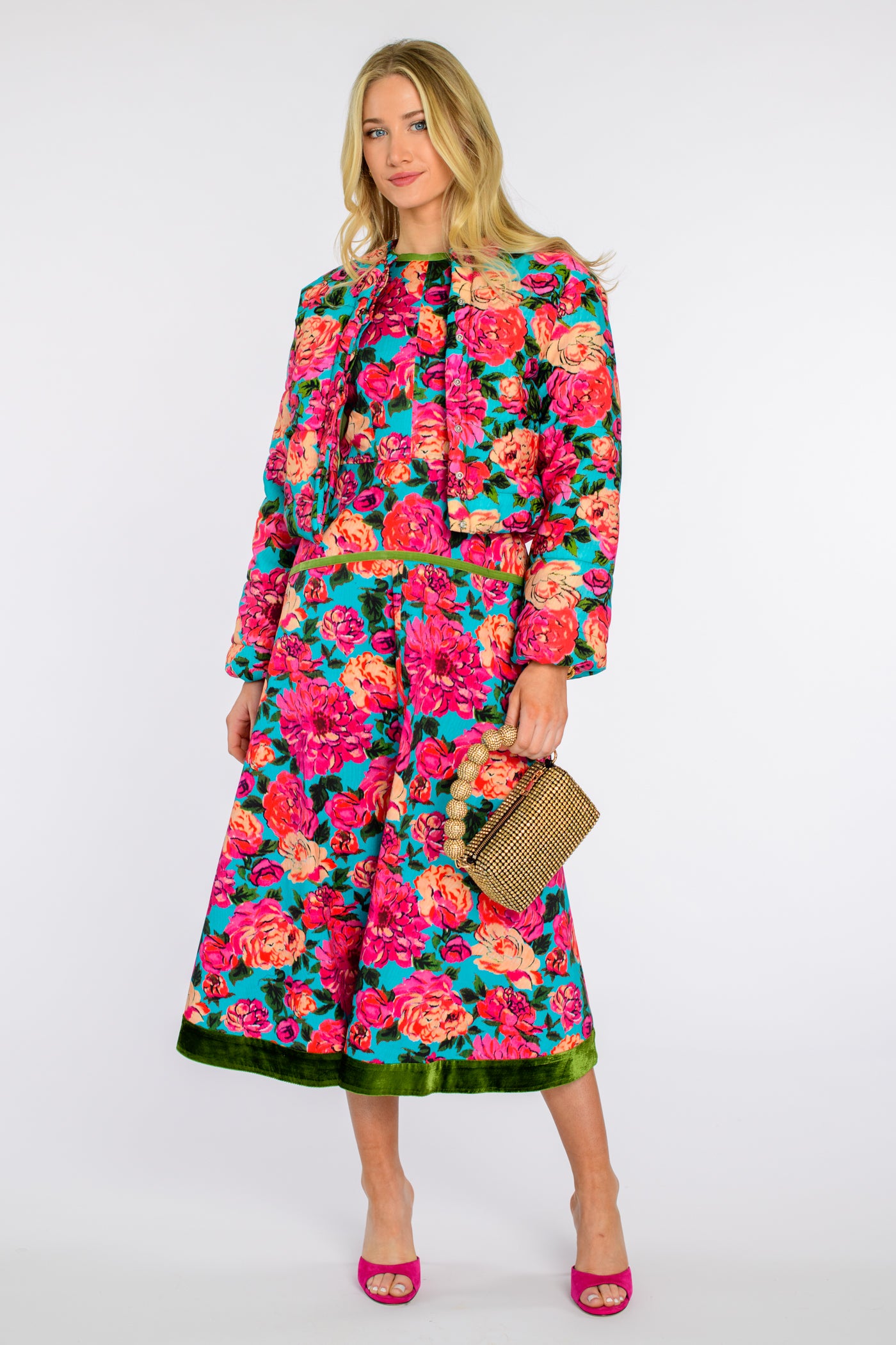 Frankie Bomber in Vintage Roses