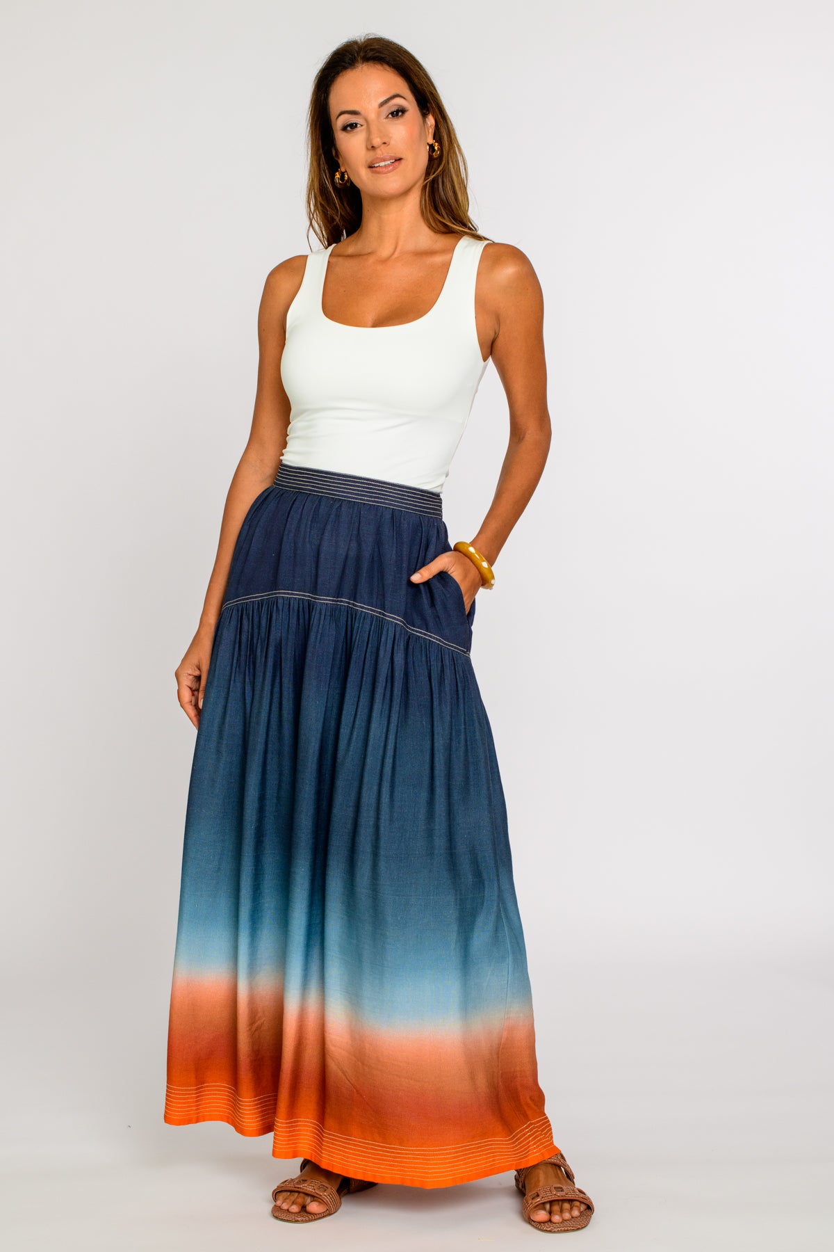 Phoebe Skirt in Ombre
