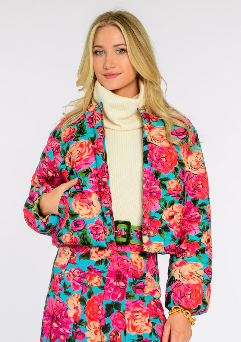 Frankie Bomber in Vintage Roses