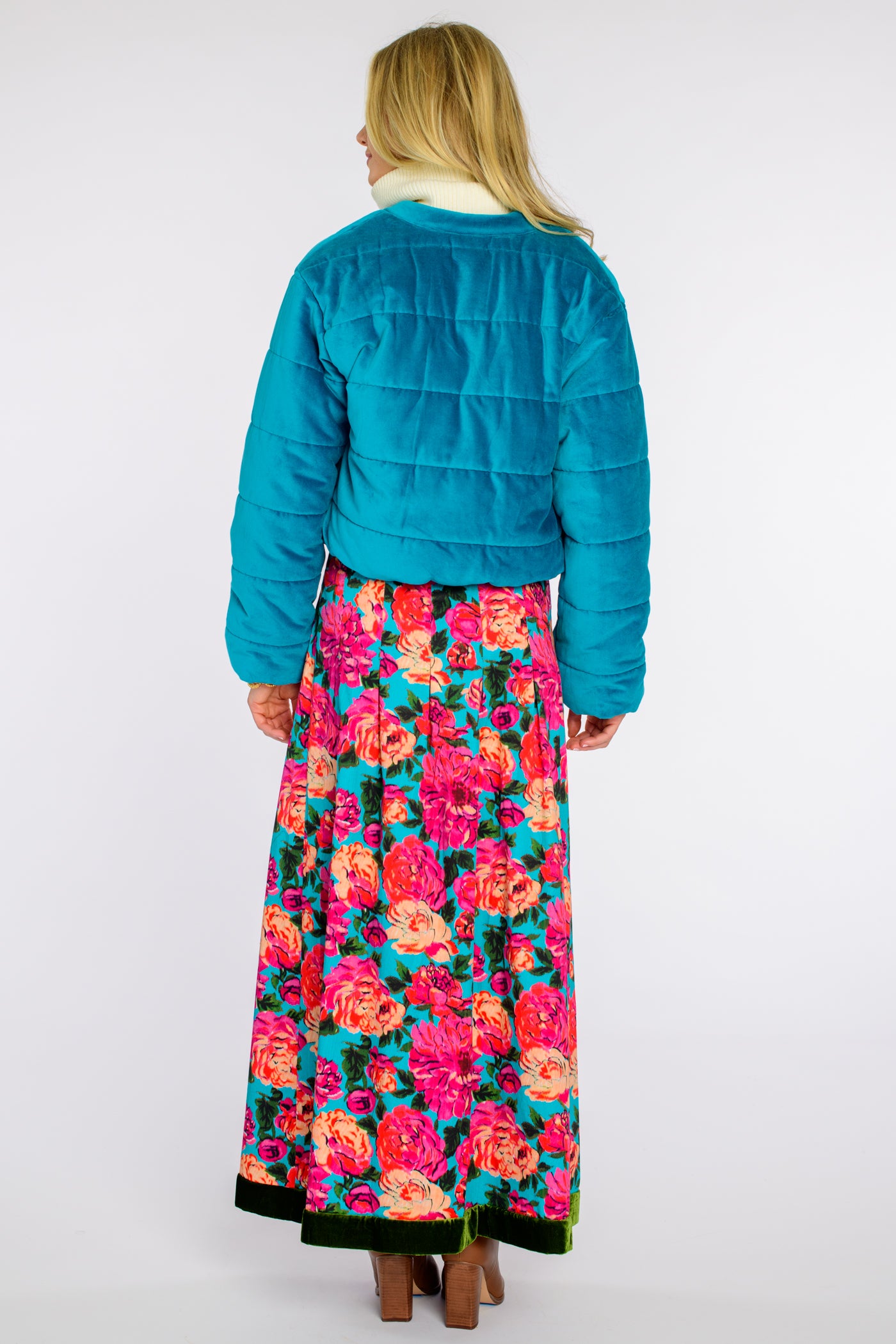 Frankie Bomber in Turquoise