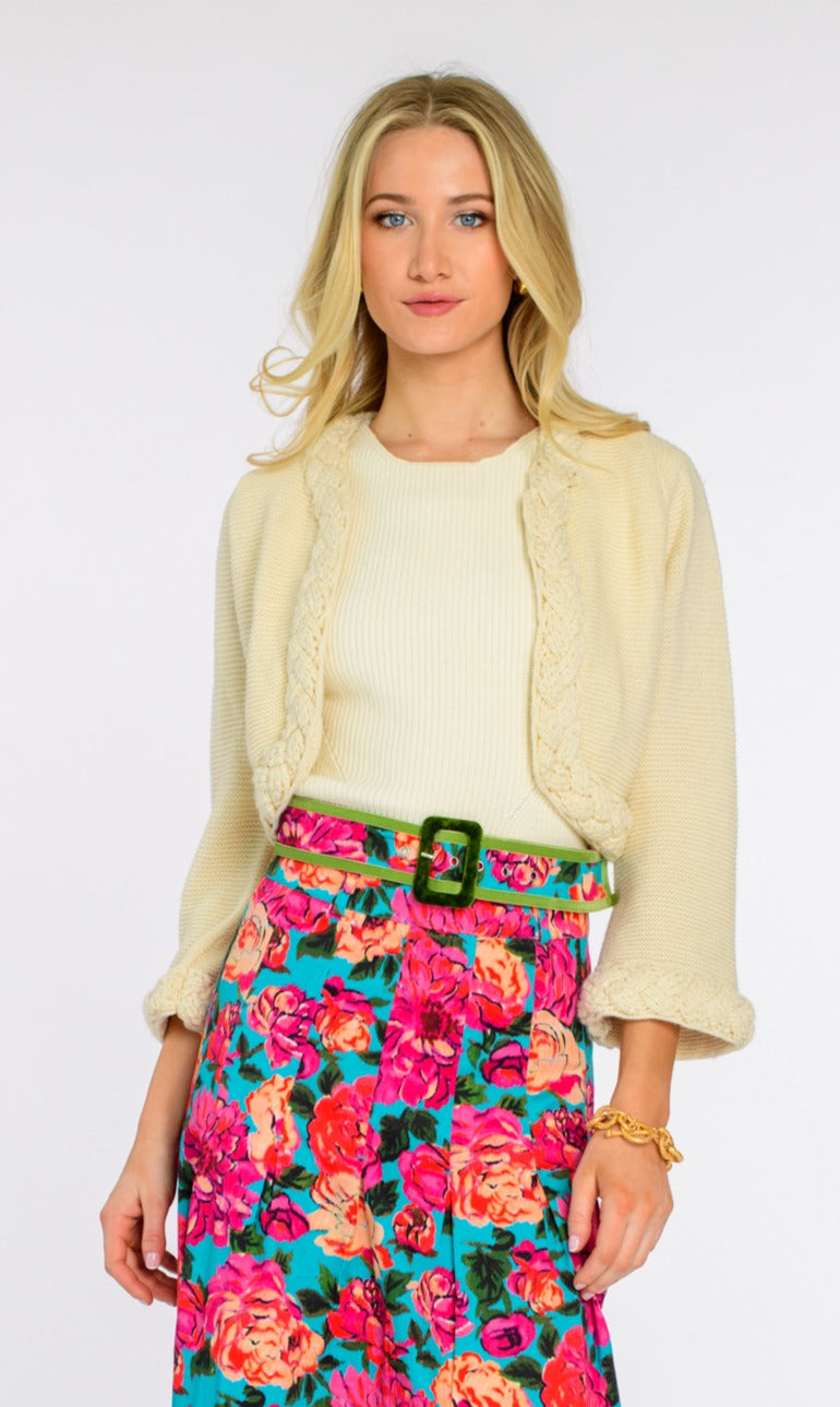 Honey Cardigan in Ivory