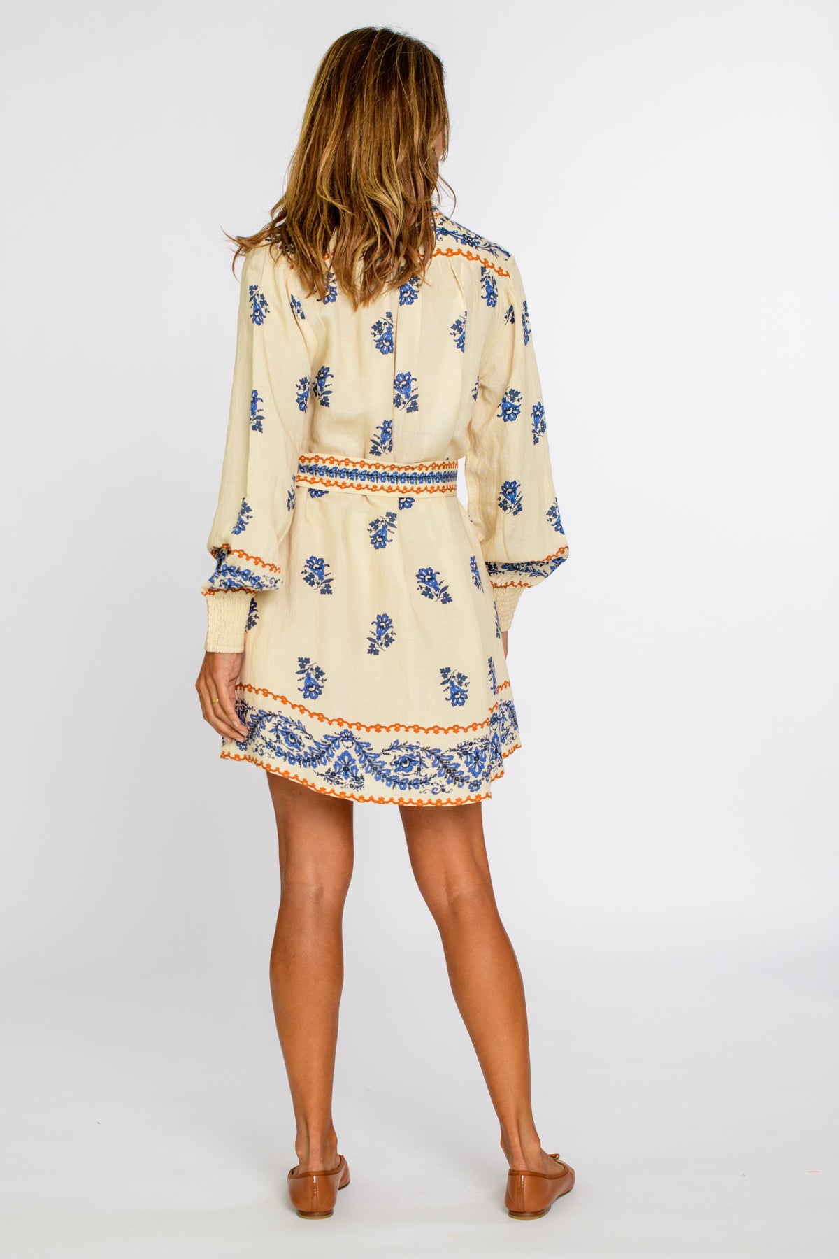 Tara Dress in Handkerchief Ivory