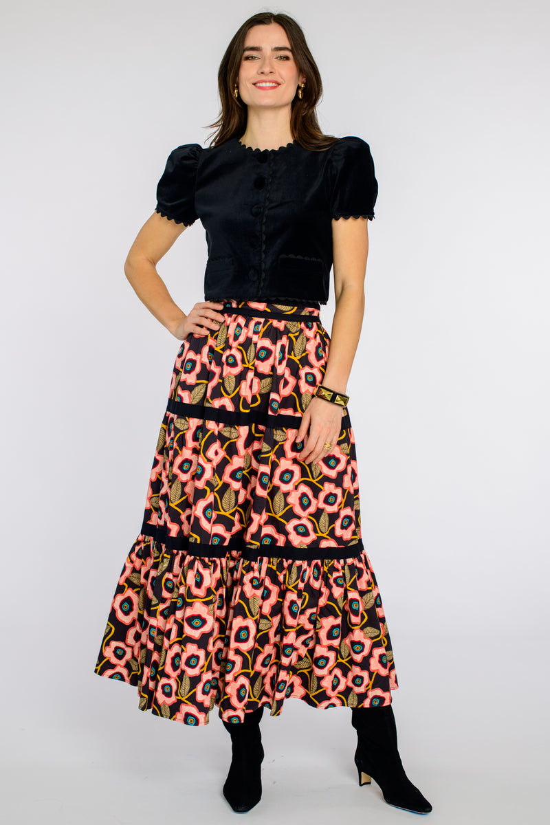 スカート Ameri ADELE FLARE INFLATE SKIRT Ameri（アメリ）の「ADELE FLARE INFLATE SKIRT（スカート）」 - WEAR