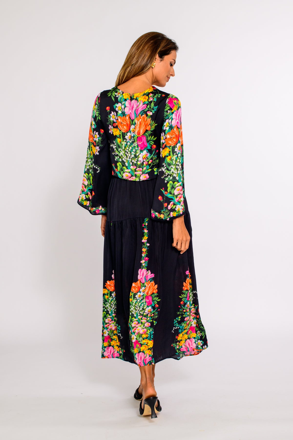 Gia Top in Centerpiece Black