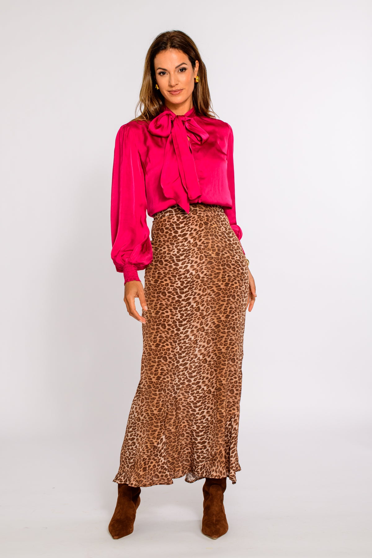 Serena Skirt in Leopard