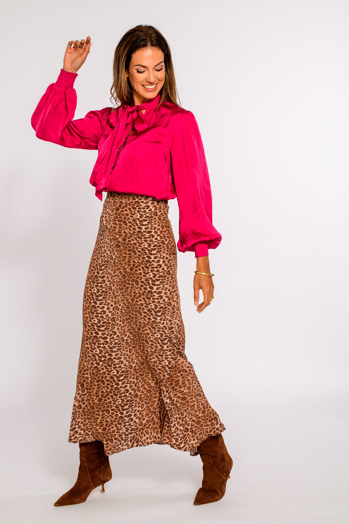 Serena Skirt in Leopard