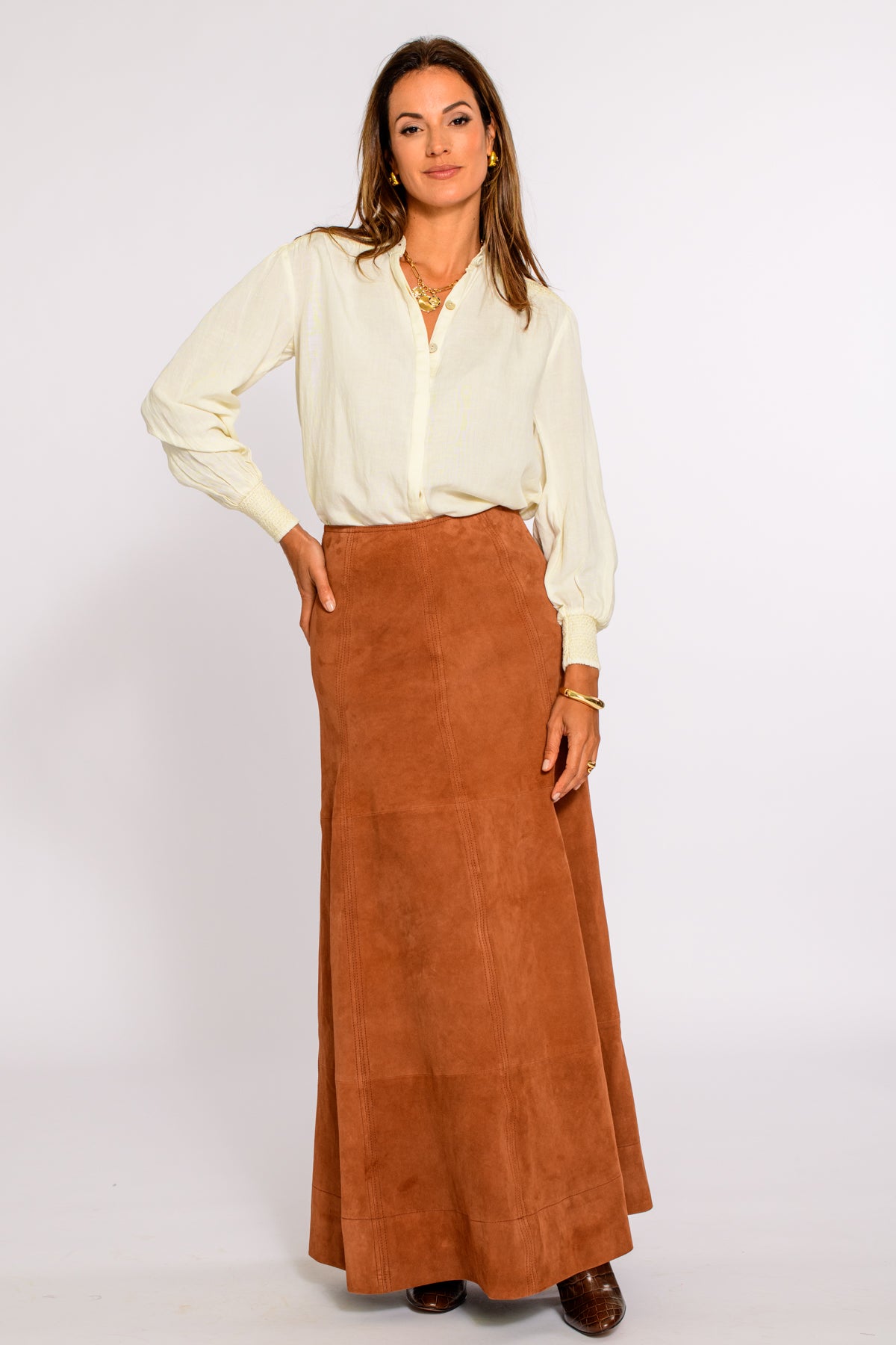 Emily Top in Solid Pristine