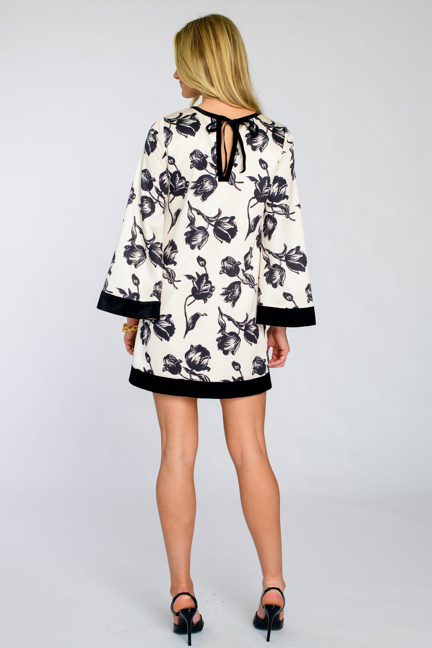 long sleeve tulip dress Juliette Dress in Snow Tulip XS