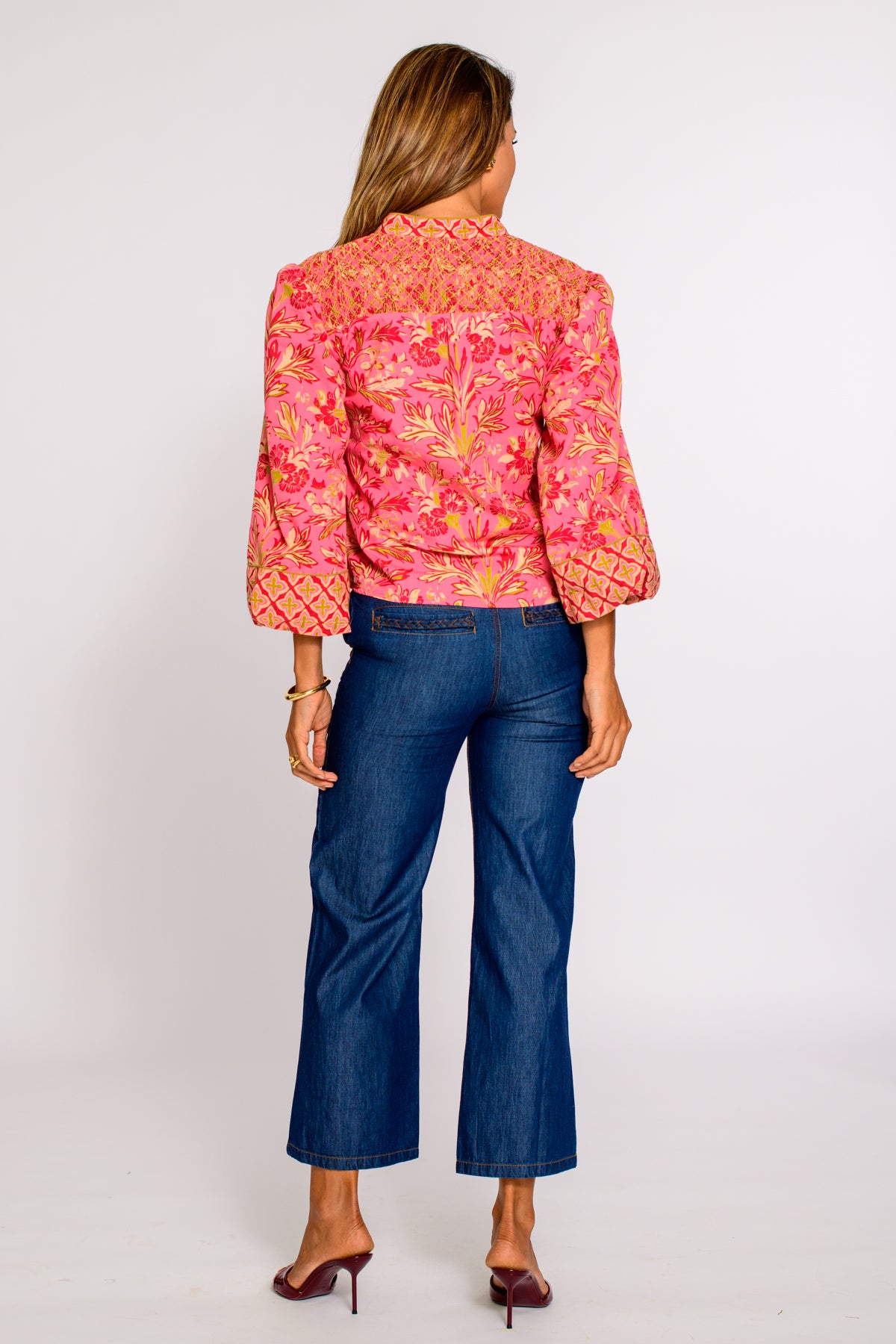 Emily Top in Grandeur Cherry
