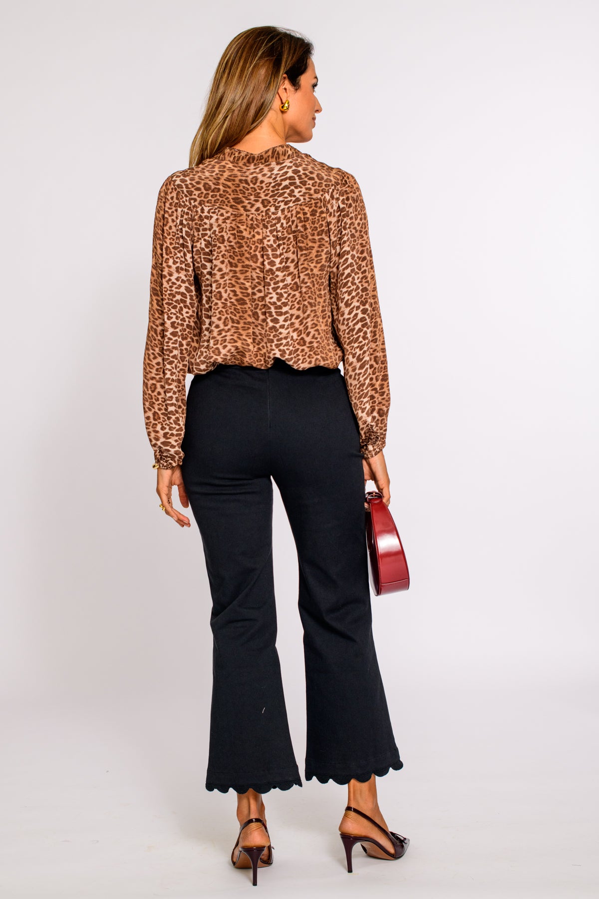 Hannah Top in Leopard