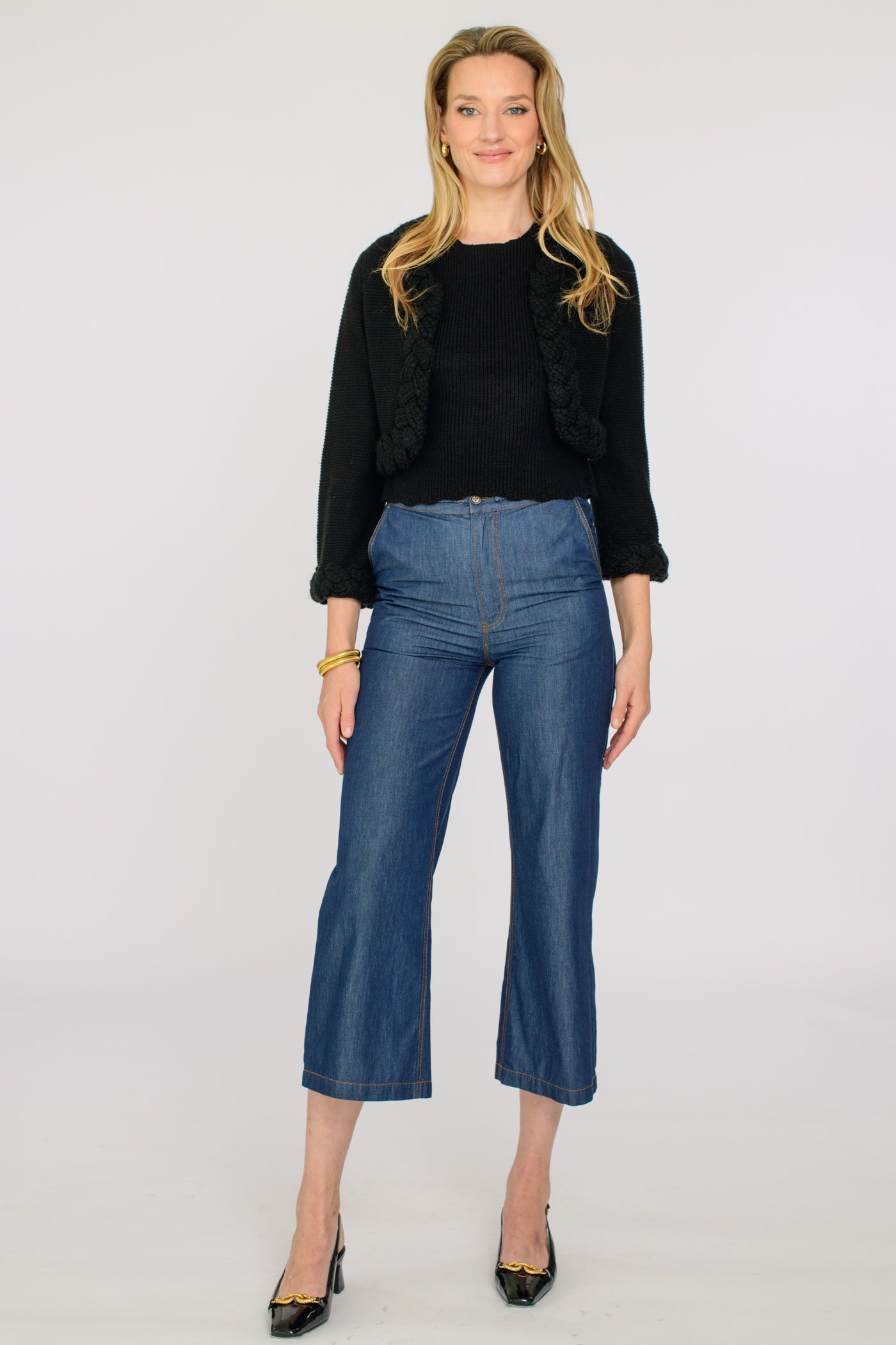 Honey Cardigan in Black