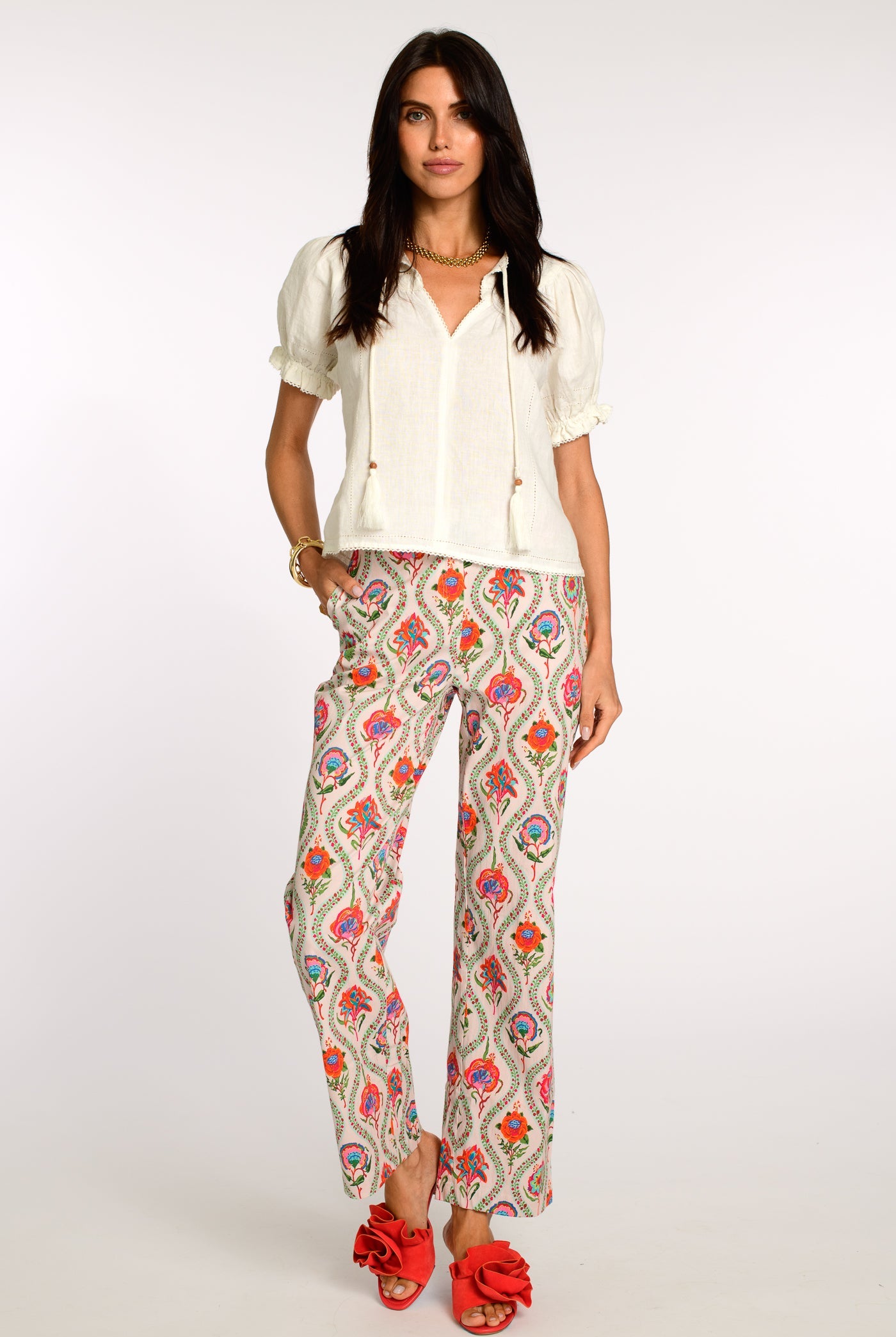 Tilda Pant in Teardrop Floral