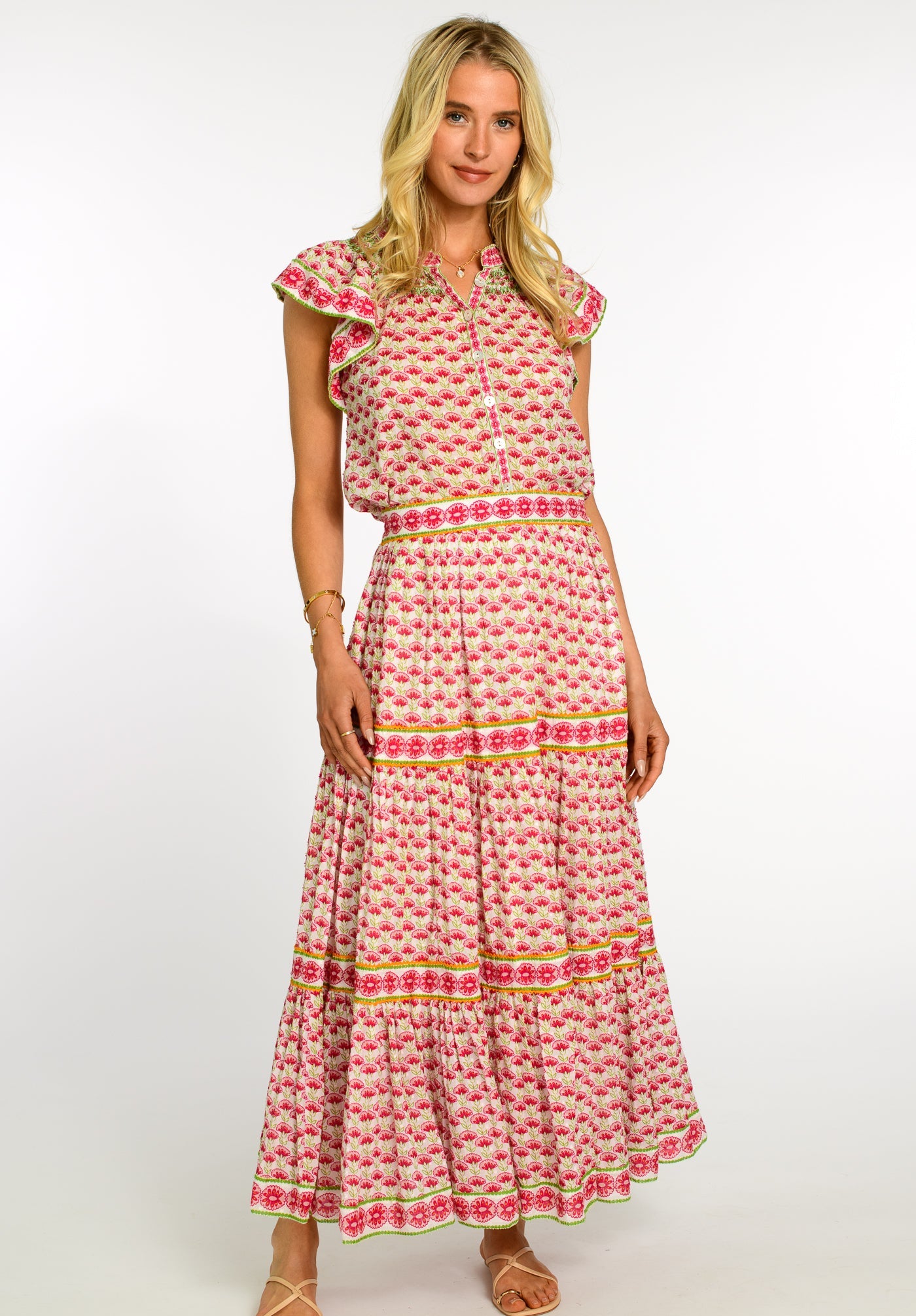 Mae Skirt in Fan Flower