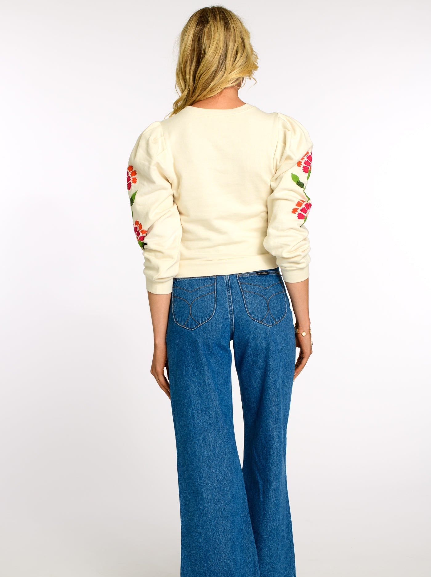 Jasmine Top in Indian Flower Ivory