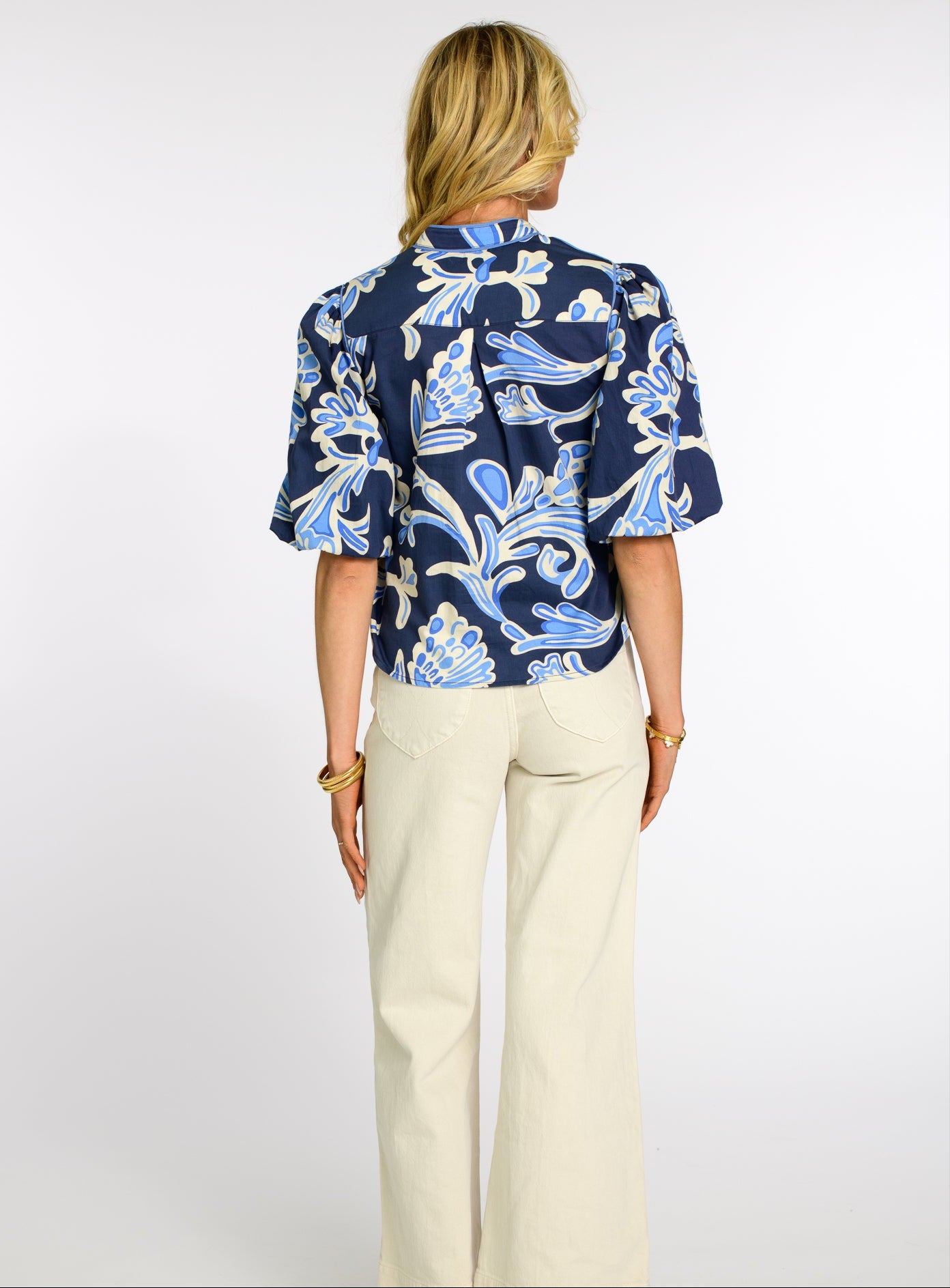 Edie Top in Grand Entrance Navy