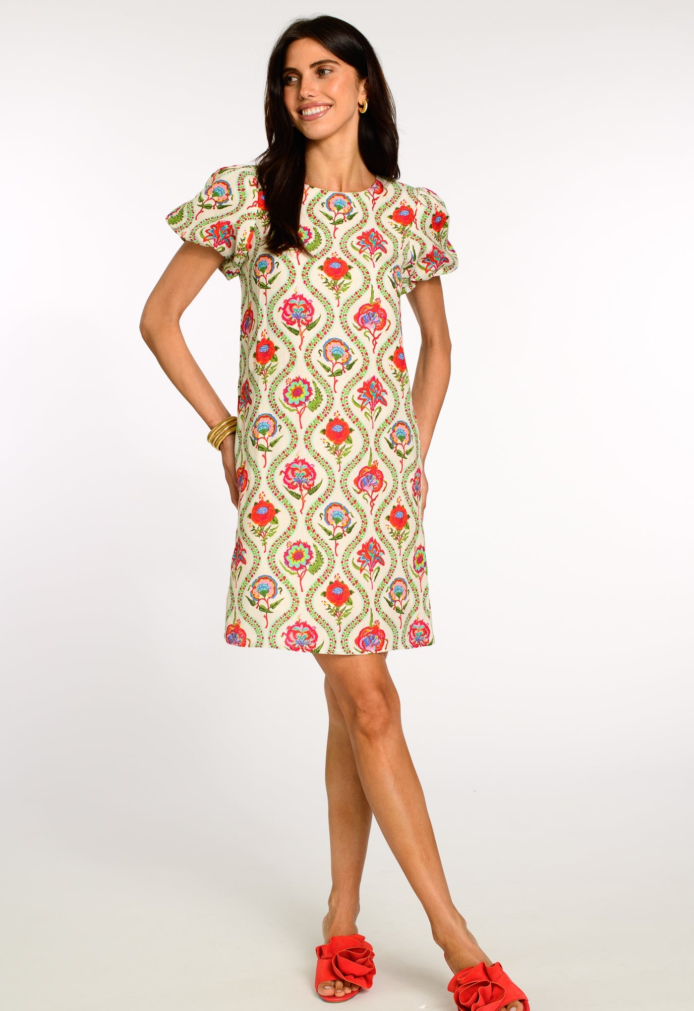 Louisa Dress in Teardrop Floral