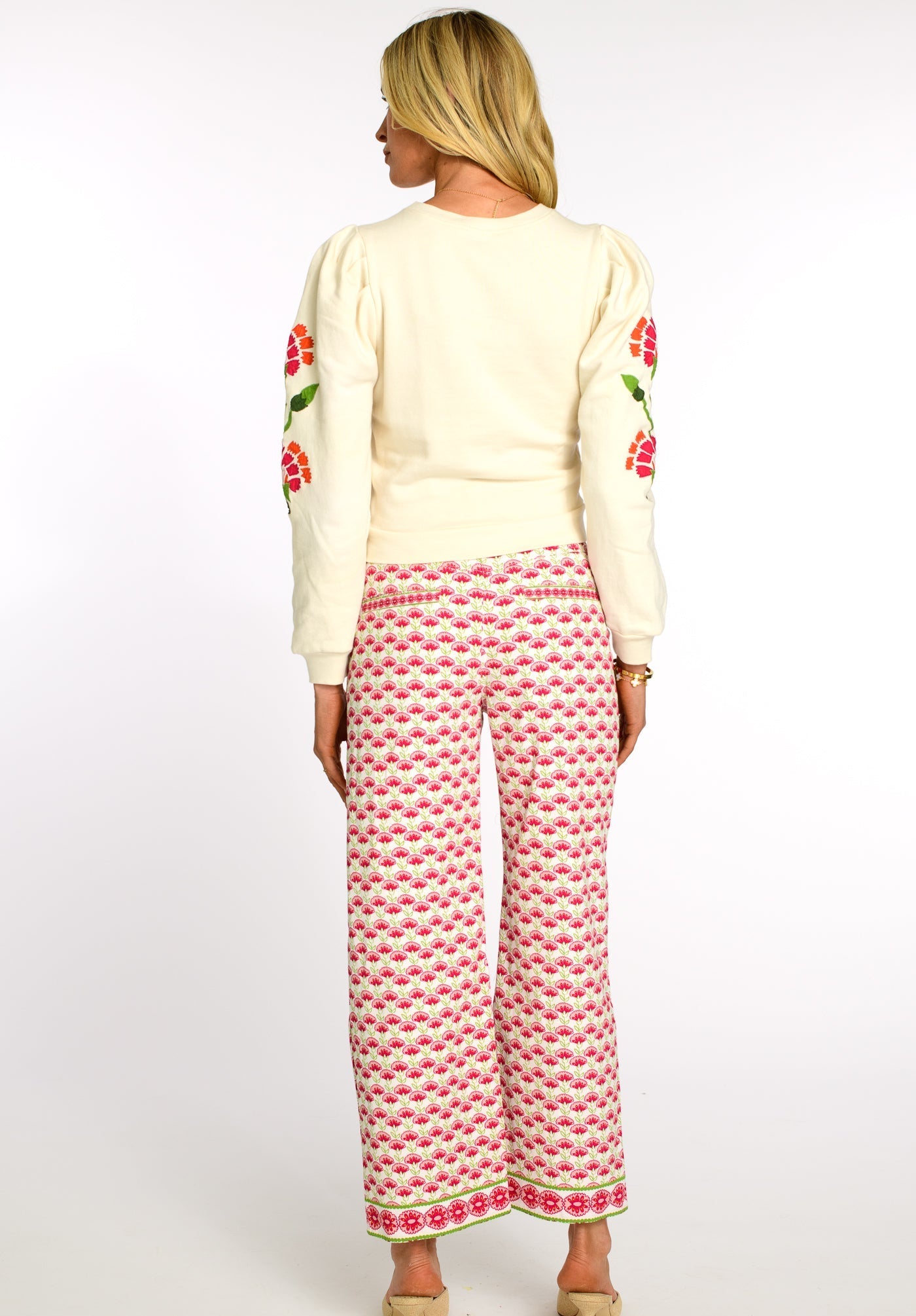 Tilda Pants in Fan Flower