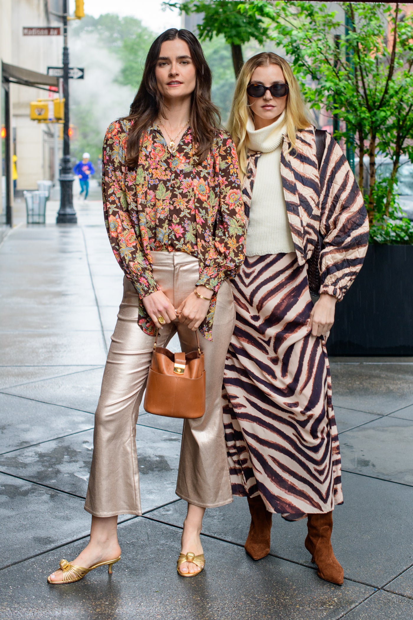 Brit Bow Blouse in Wallflower Brown