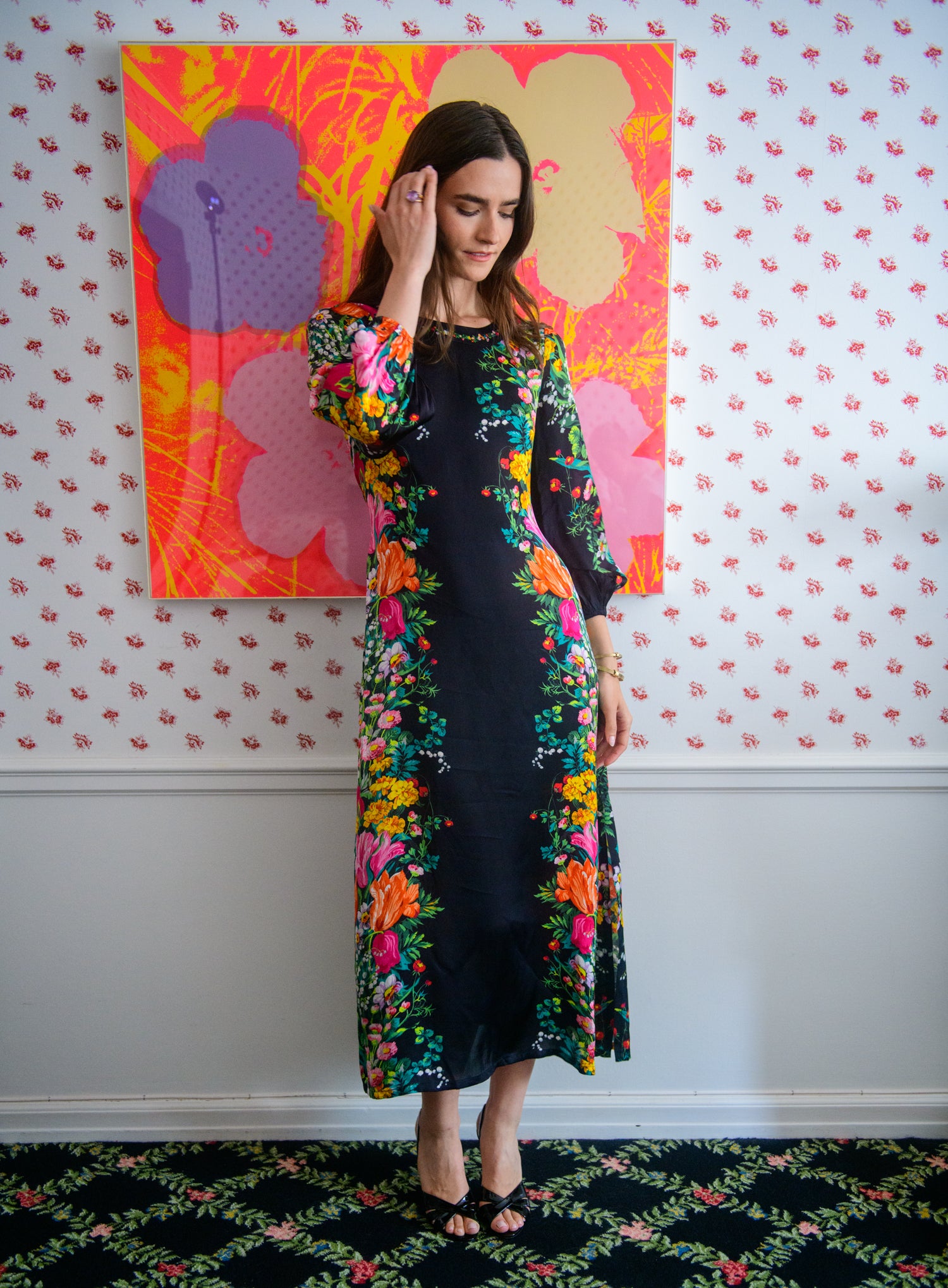 Dawn Dress in Centerpiece Black