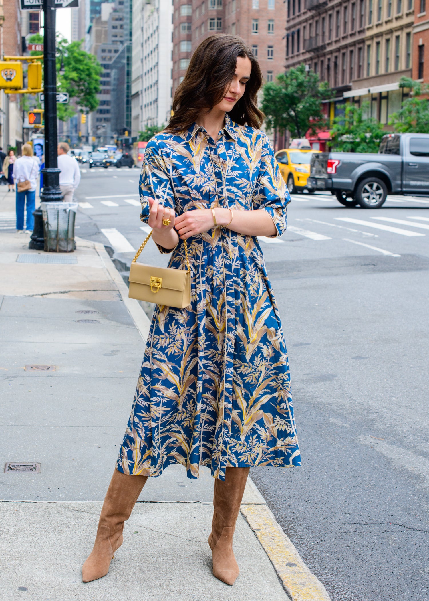 Carter Dress in Foliage