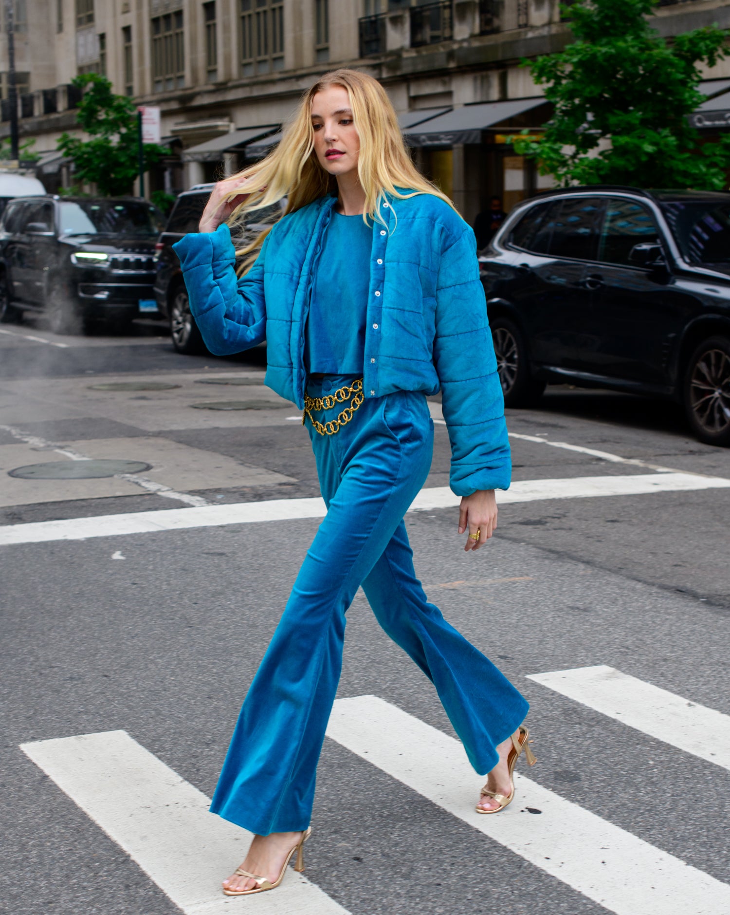 Frankie Bomber in Turquoise