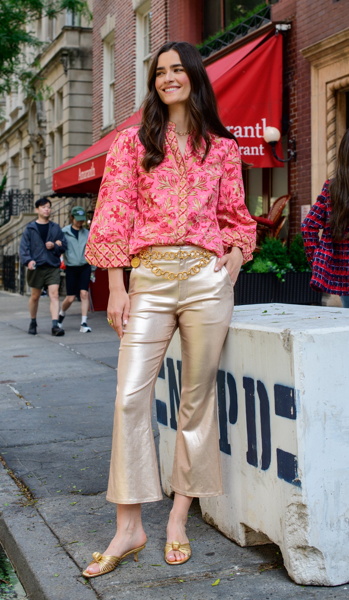 Emily Top in Grandeur Cherry