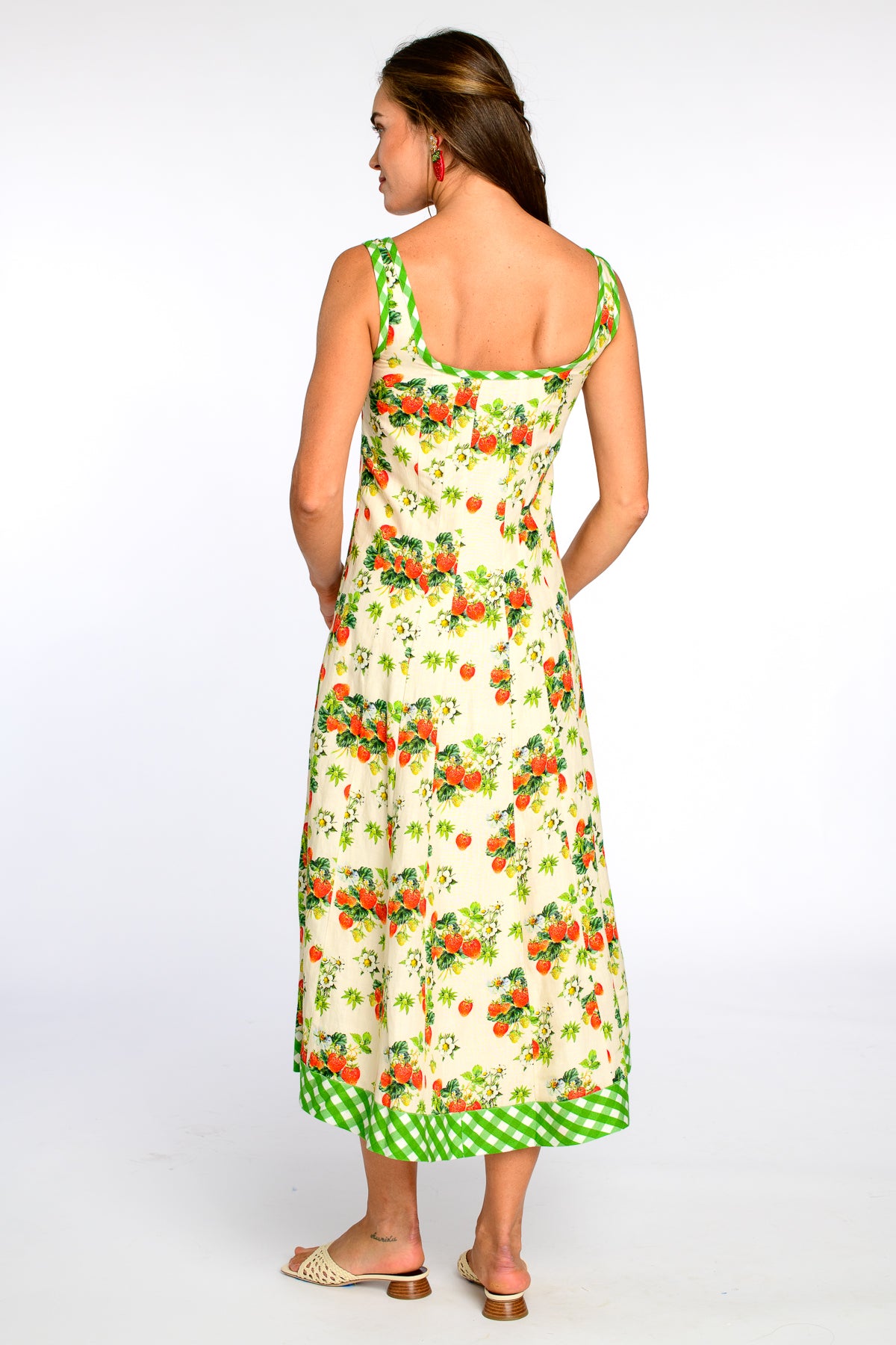 Alice Dress in Strawberry Garden
