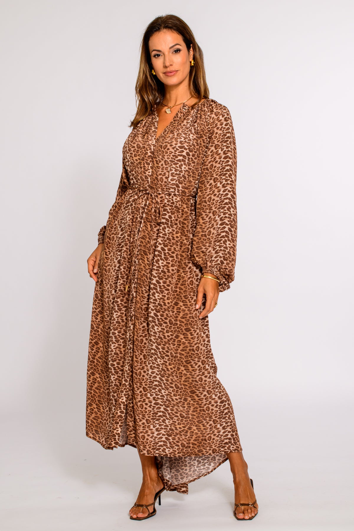 Estelle Dress in Leopard