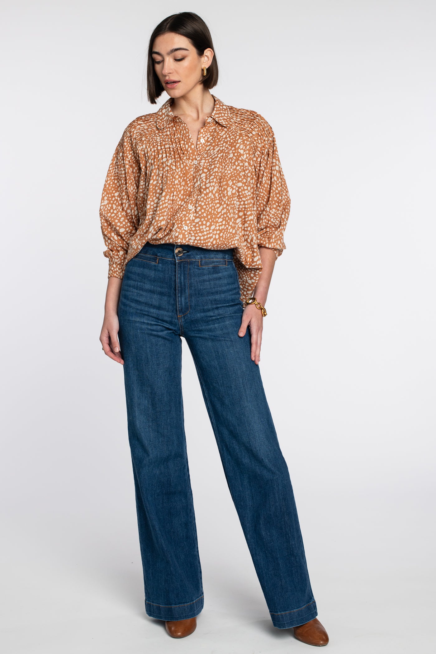 Peyton Top in Hide
