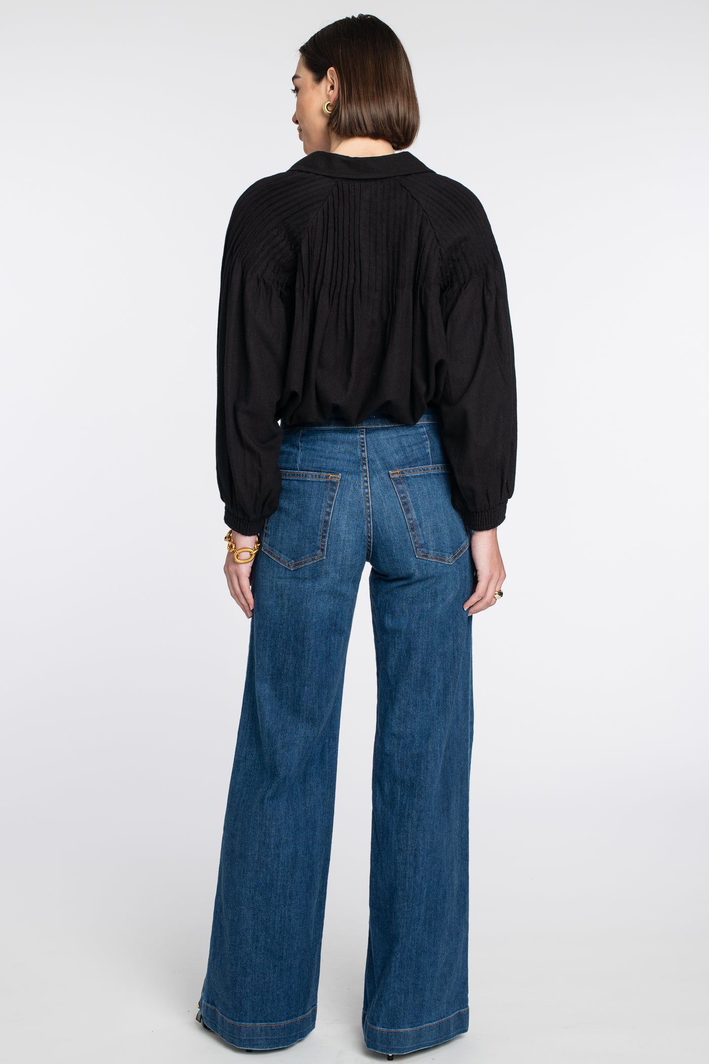 Peyton Top in Solid Black