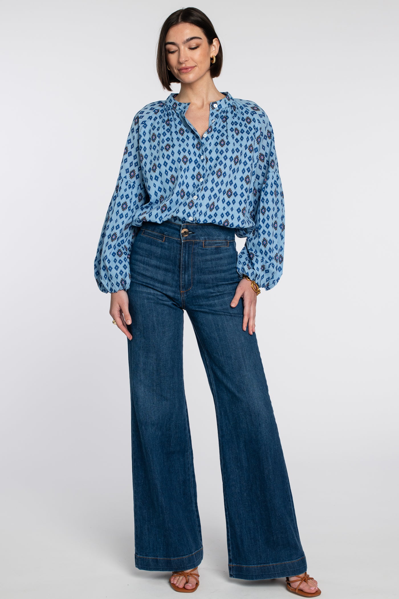 Emory Top in Calico