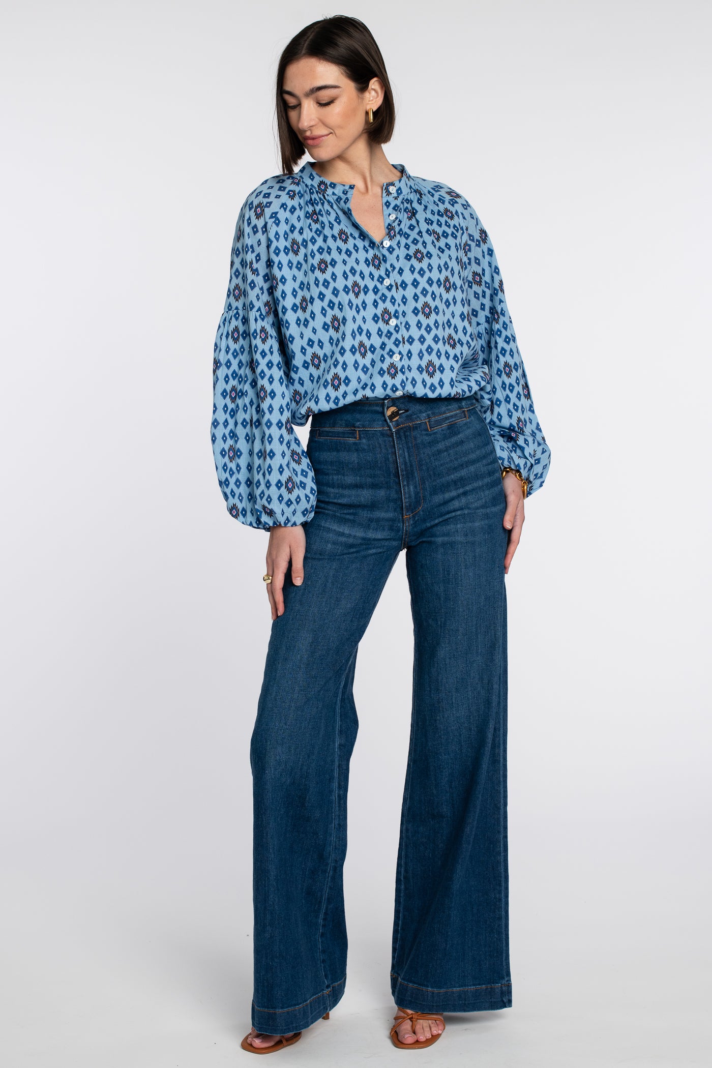 Emory Top in Calico