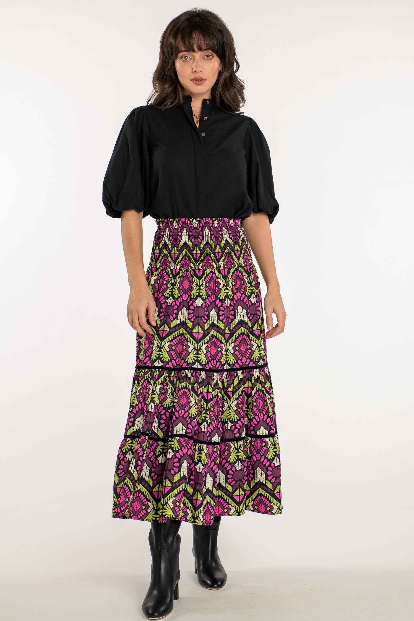 Izzy Skirt Dress in Aztec