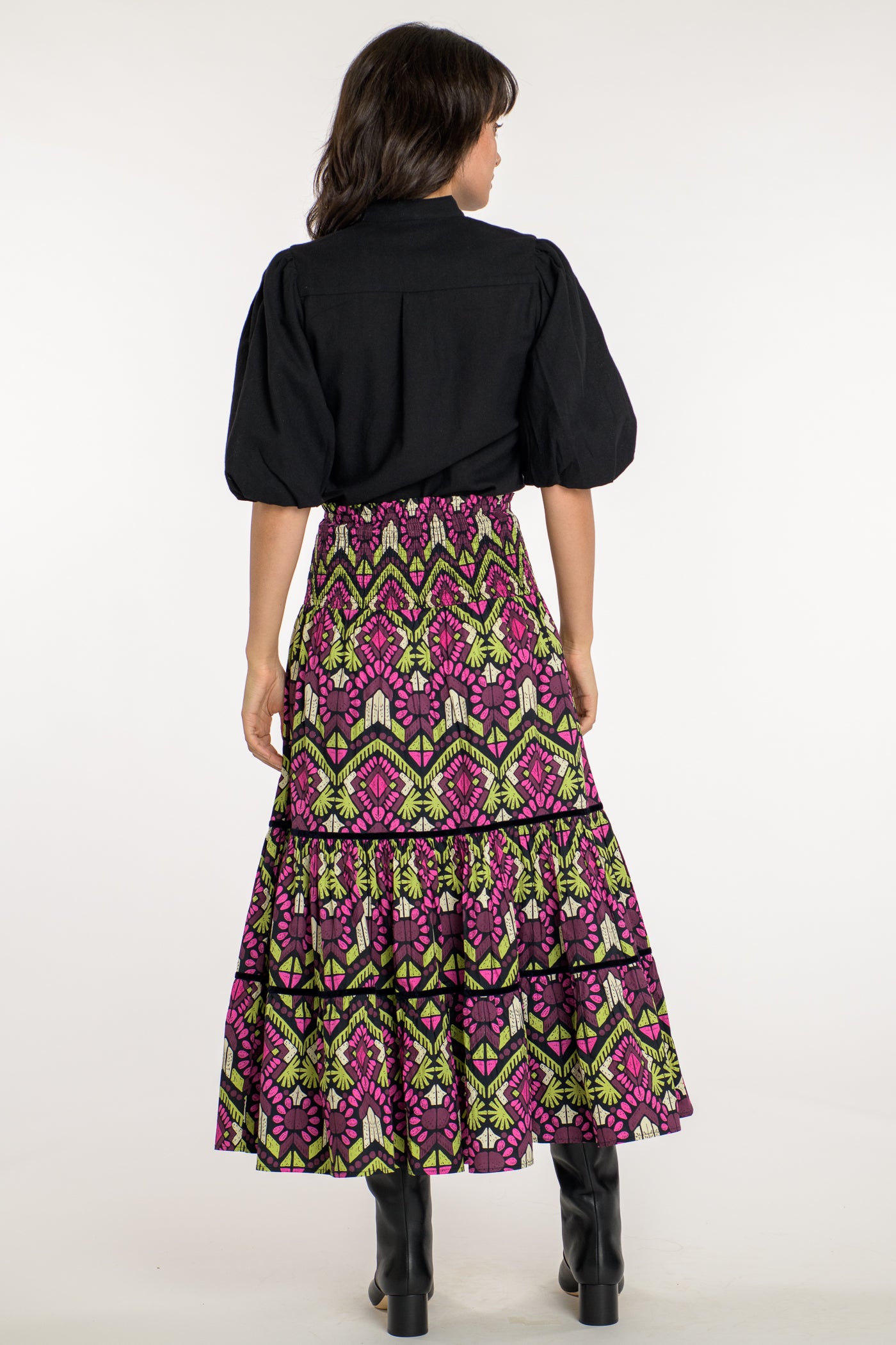 Izzy Skirt Dress in Aztec
