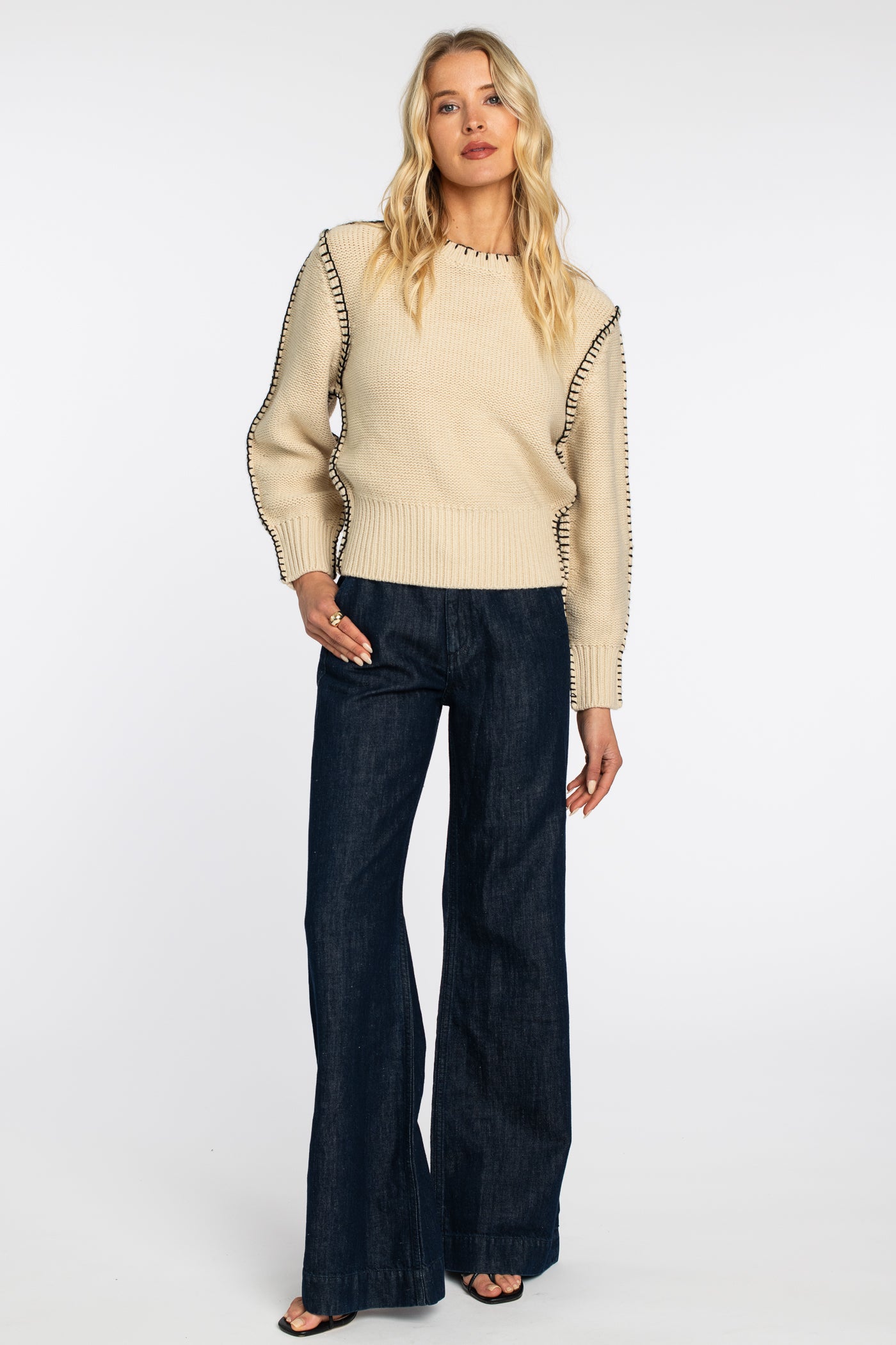 Cheyenne Sweater in Ivory