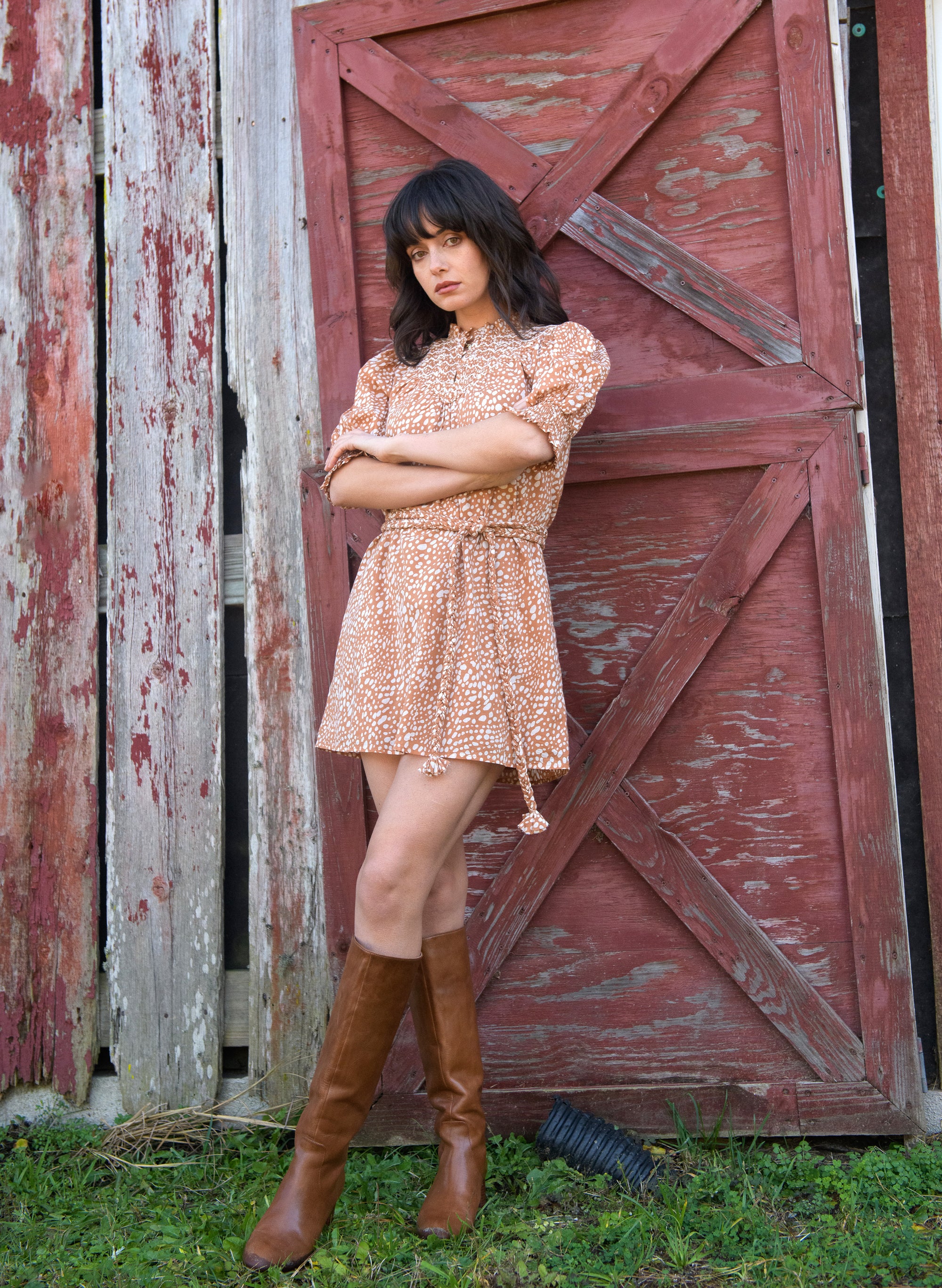 Bea Dress in Hide