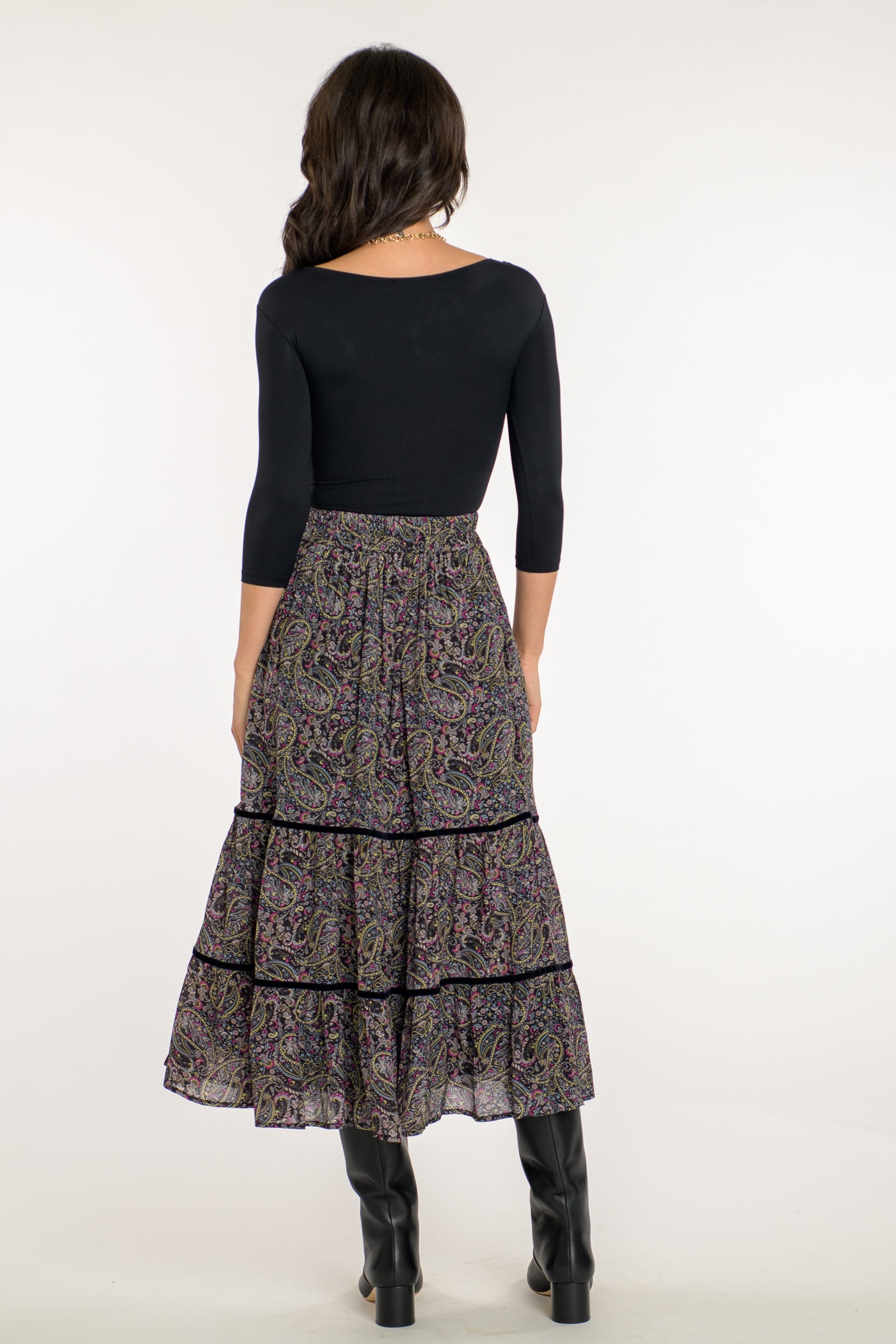 Surrey Skirt in Paisley