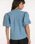 Edie Top in Denim