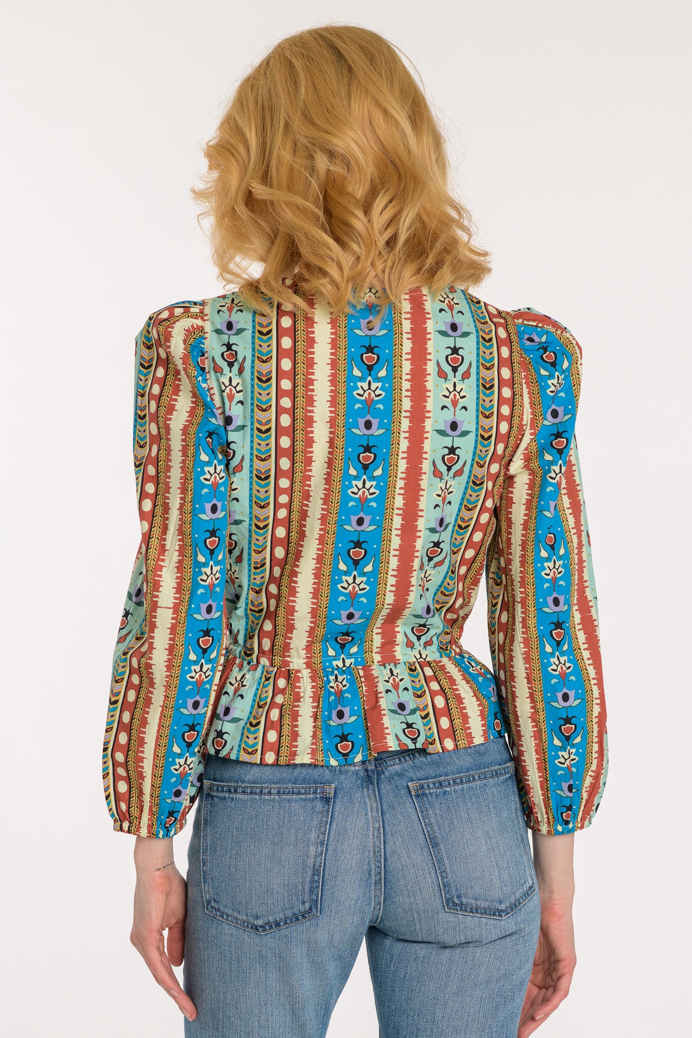 Sloane Top in Serape Stripe
