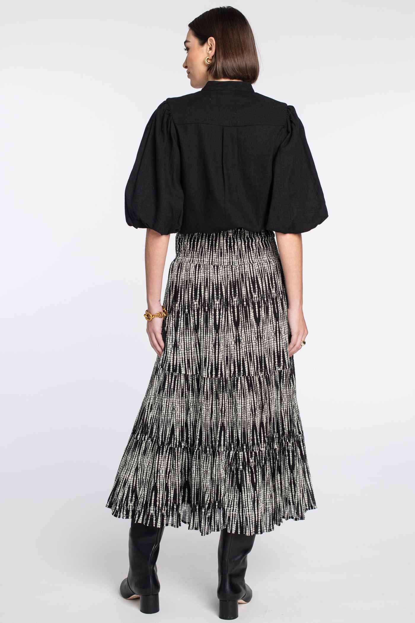 Edie Top in Solid Black