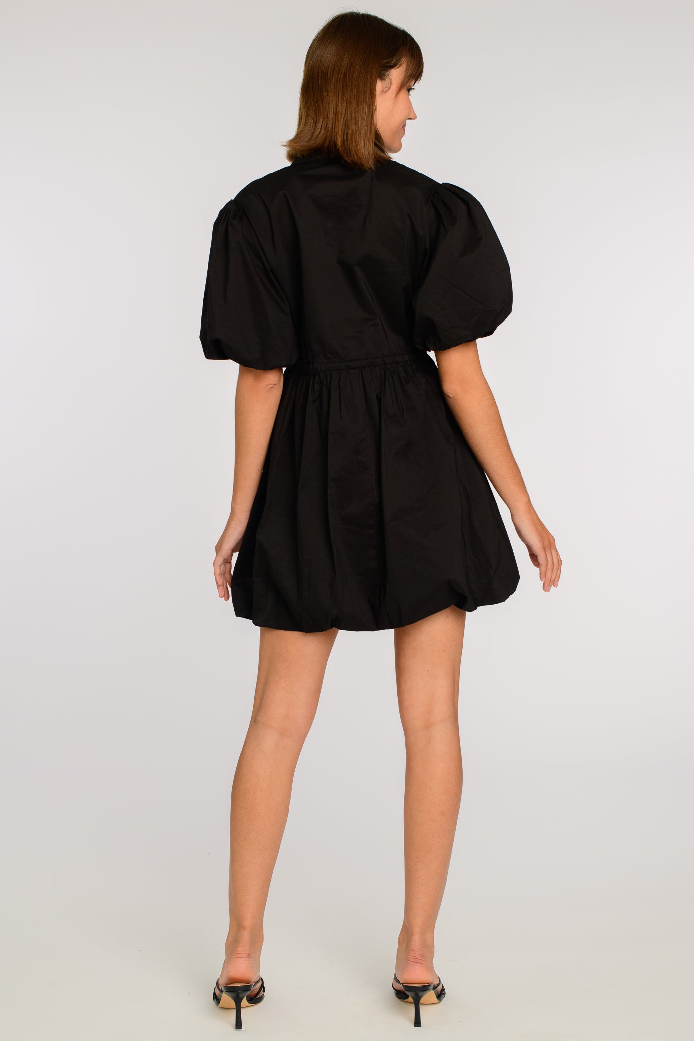 Edie Bubble Dress in Black