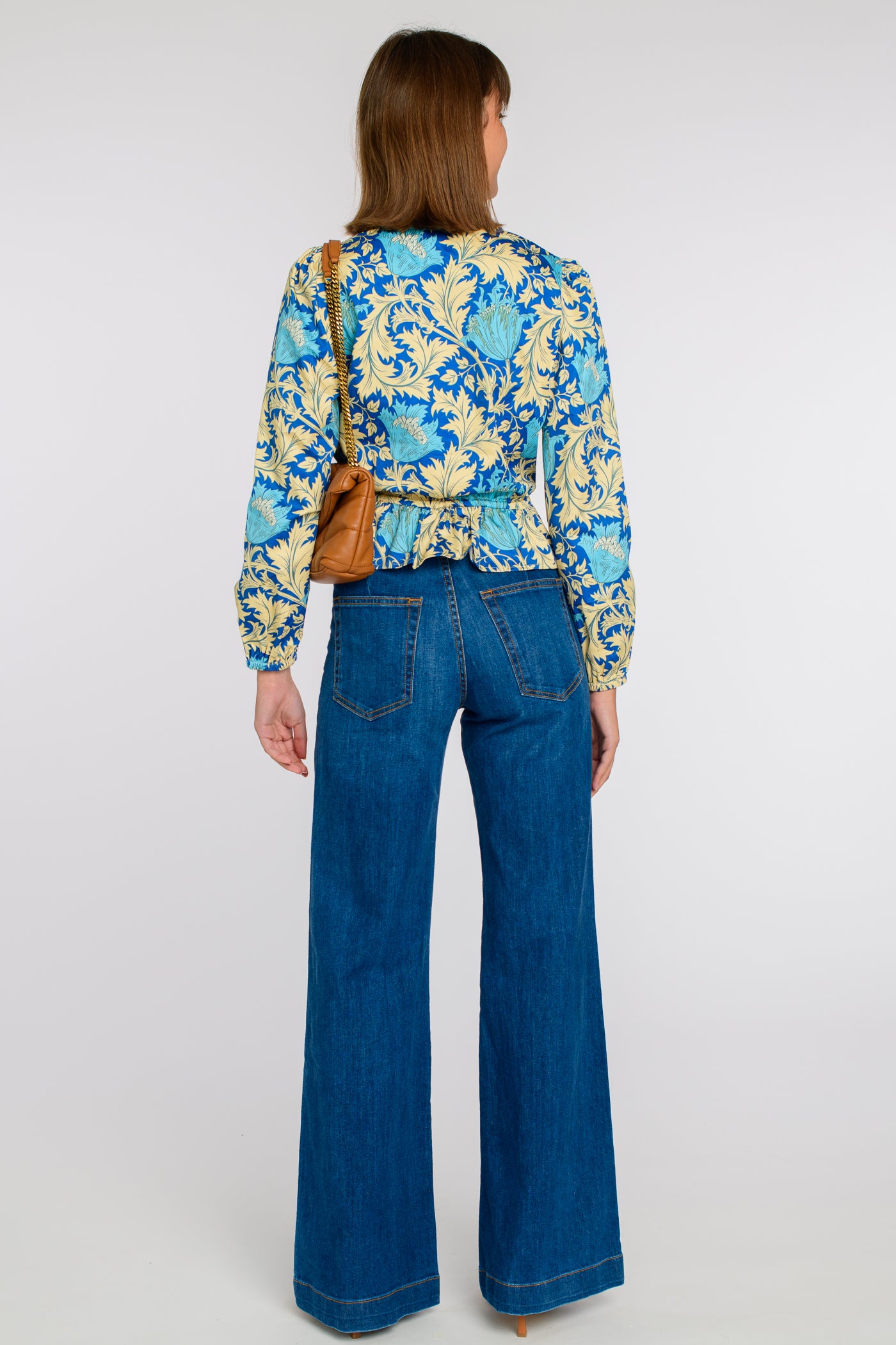 Sloane Top in Damask