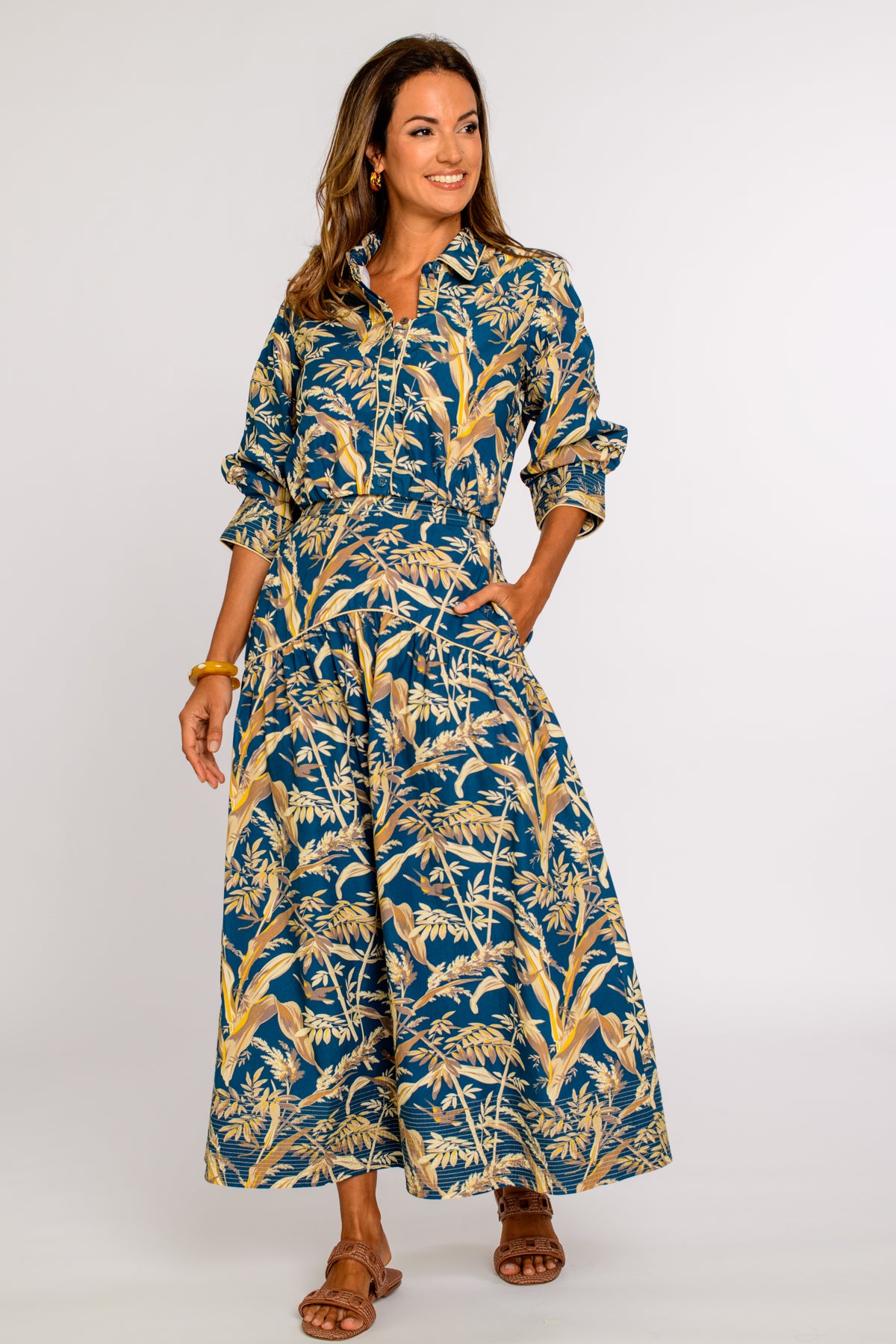 Phoebe Skirt in Foliage
