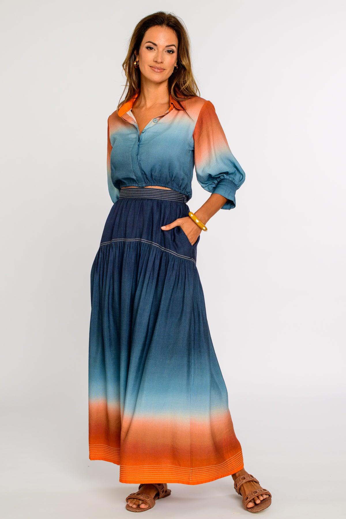 Phoebe Skirt in Ombre