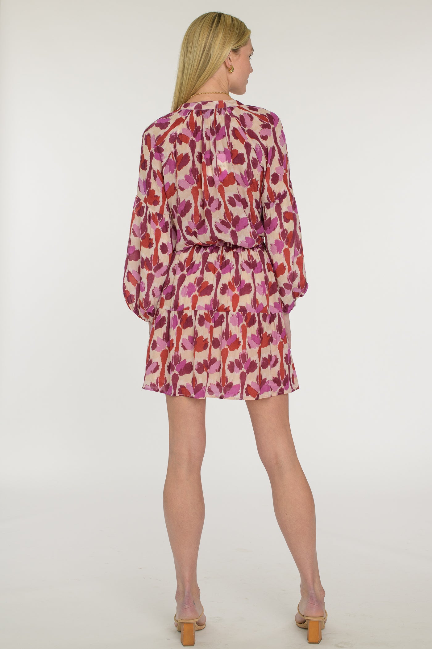 Isabel Mini Skirt in Moody Palm Amethyst